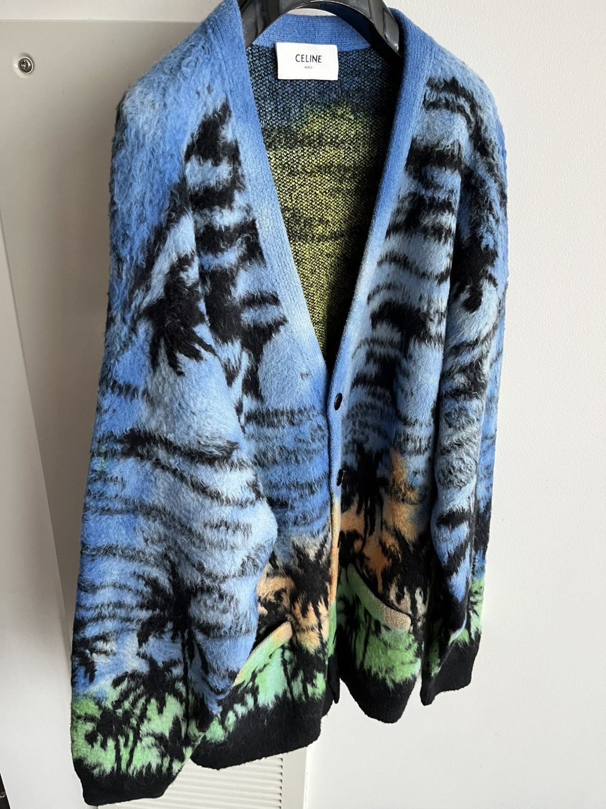 Celine Runway Celine by Hedi Slimane Sunset Cardigan Oversized Size US XXL / EU 58 / 5 - 14 Thumbnail