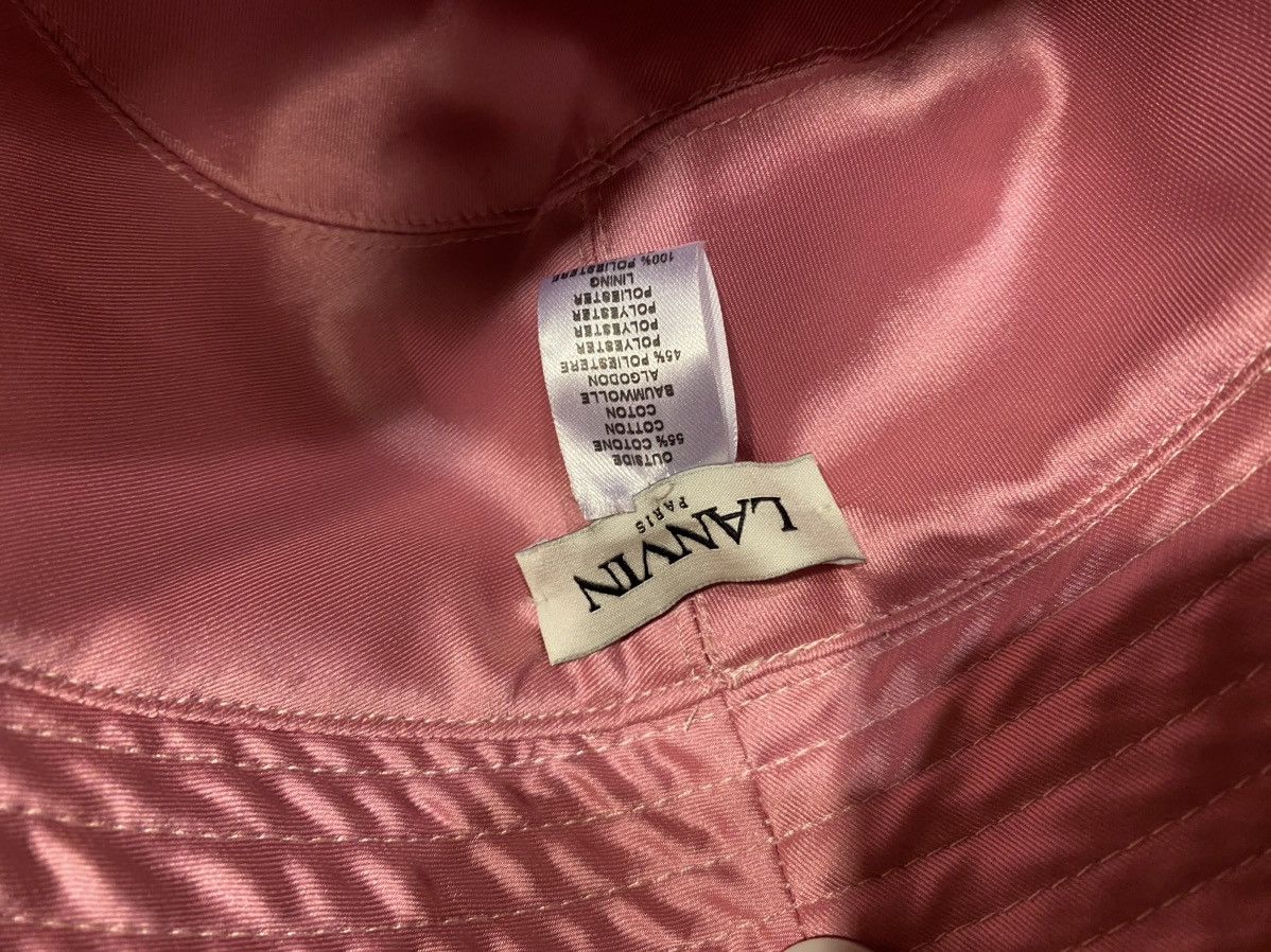 Lanvin Lanvin Logo Embroidered Reversible Bucket Hat Size ONE SIZE - 9 Thumbnail