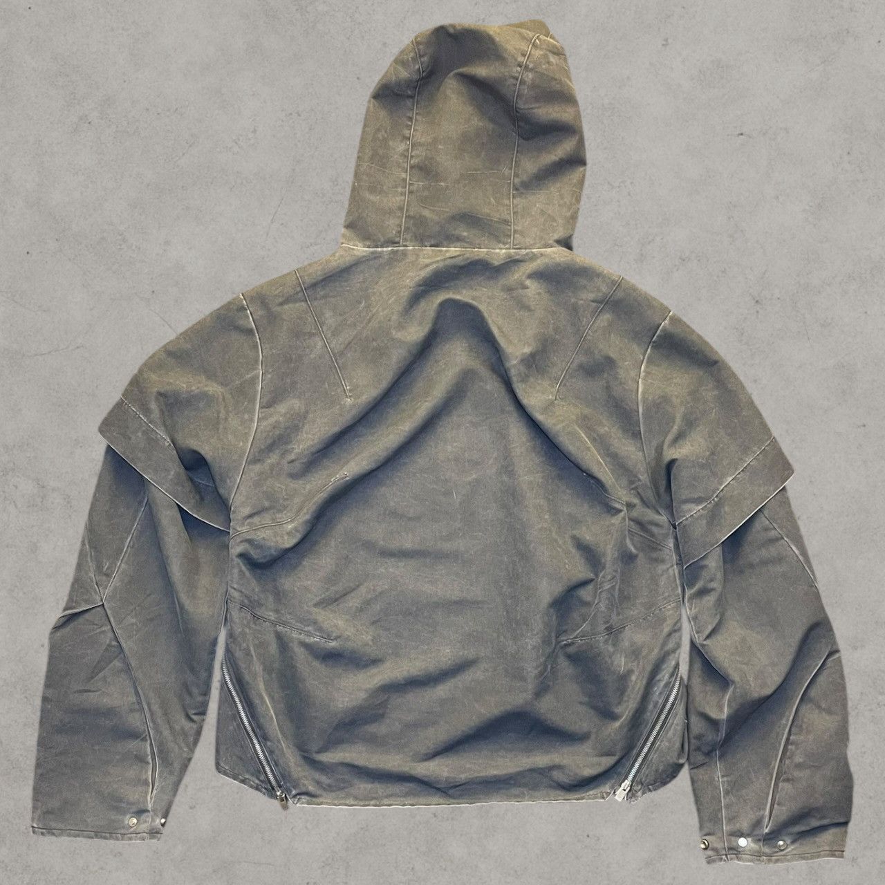 Heliot Emil SS26 Heliot Emil Crinis Oversized Gray Shell Jacket Sz 50 Size US M / EU 48-50 / 2 - 3 Thumbnail