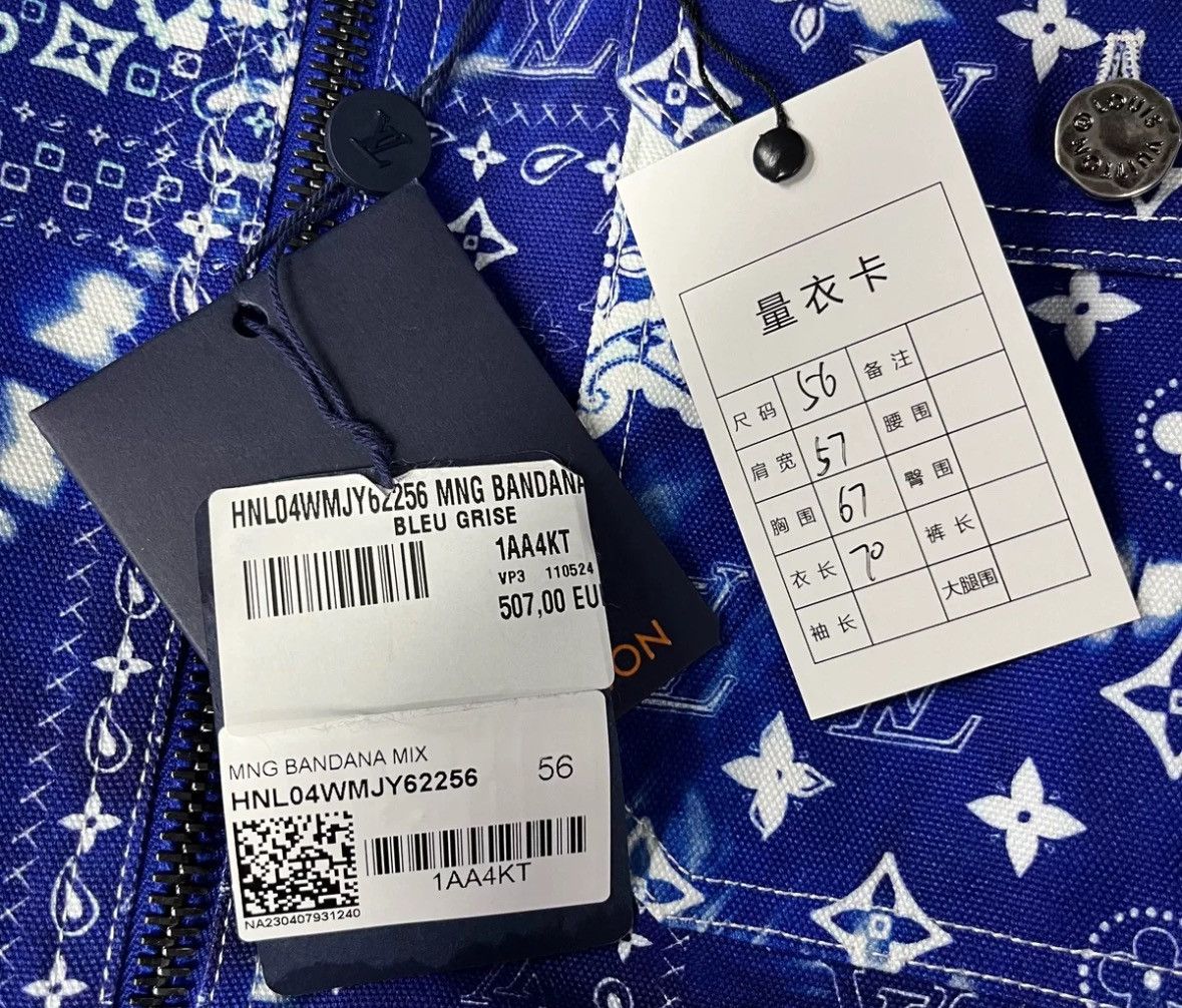 Louis Vuitton Louis Vuitton's latest blue color blocked full jacket Size US M / EU 48-50 / 2 - 7 Thumbnail