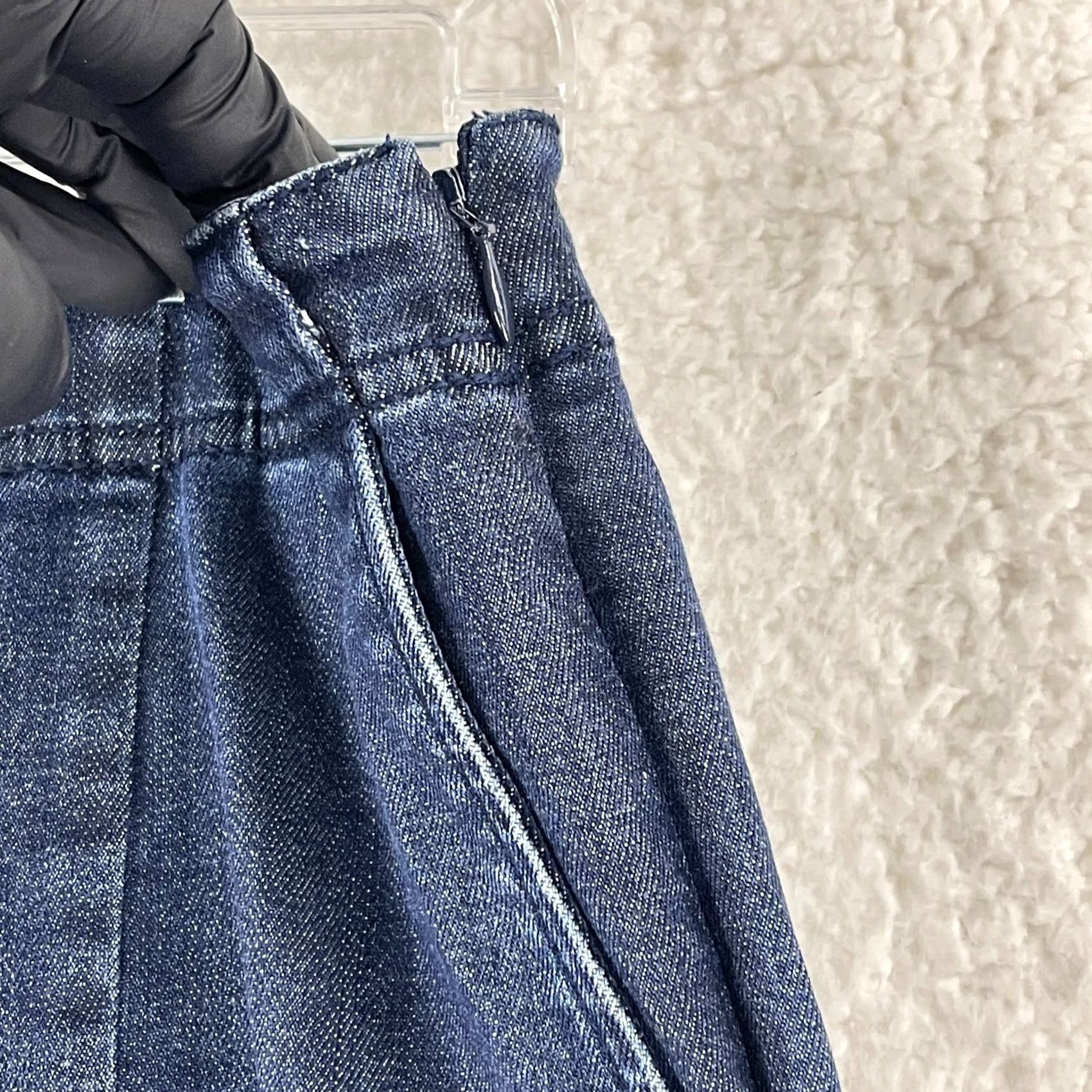 J. Jill J. Jill Jeans Womens 10 Blue Denim Front-Slit Ankle Mid Rise Authentic Fit Modern Bohemian City Preppy Regular Womens Jeans 10 Blue Denim Size 32" / US 10 / IT 46 - 6 Thumbnail