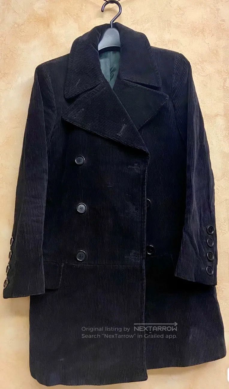 Helmut Lang Helmut Lang Double Breasted Corduroy Jacket Size US XXS / EU 40 - 1 Thumbnail