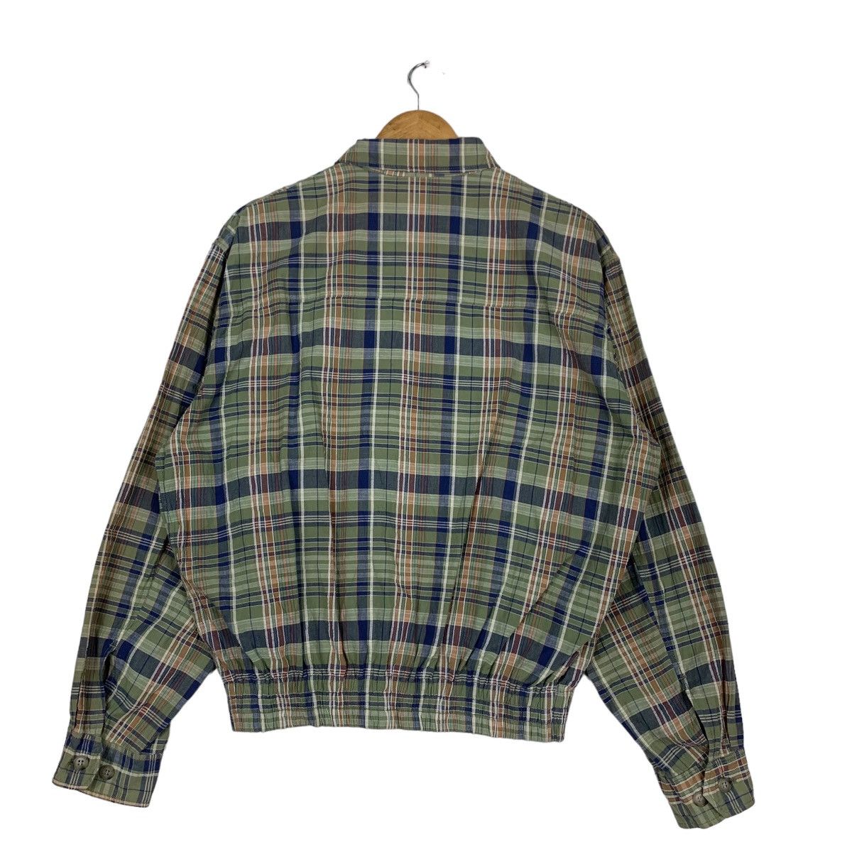 Japanese Brand MAUL RUCK Green Checked Casual Jacket #1047-C47 Size US M / EU 48-50 / 2 - 7 Thumbnail