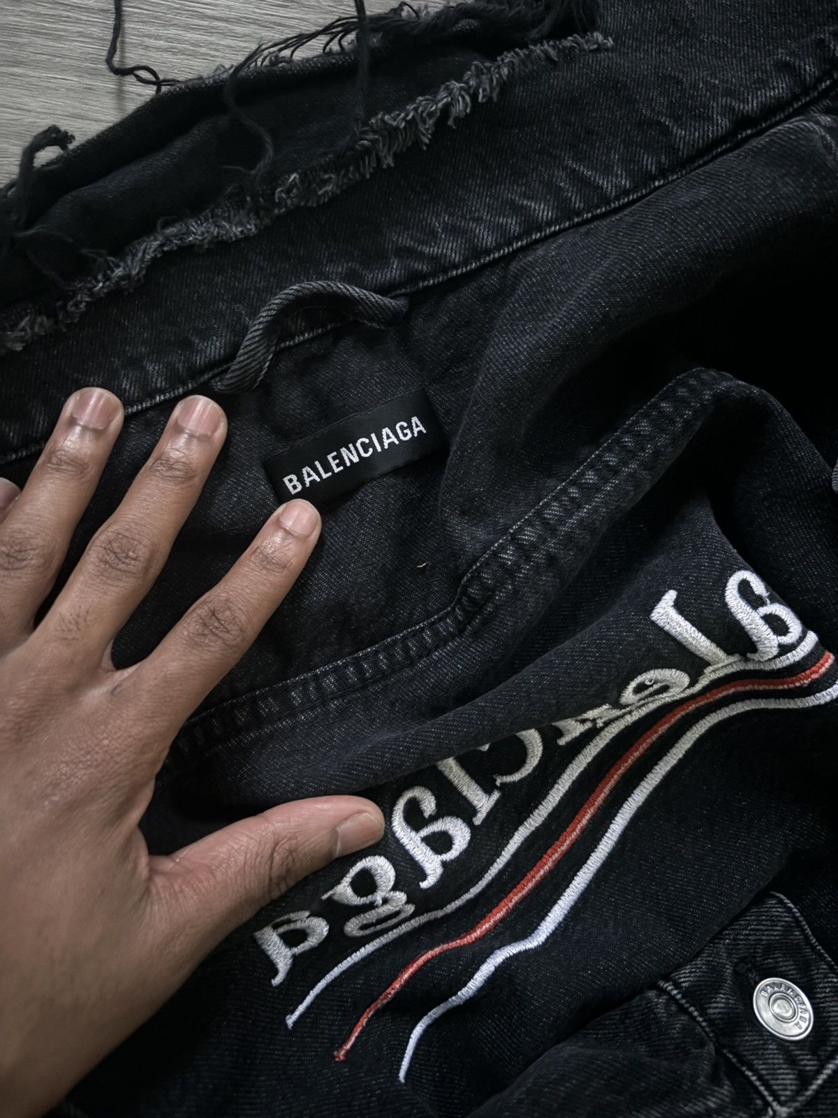 Balenciaga Balenciaga Campaign Denim Jacket Size US S / EU 44-46 / 1 - 3 Thumbnail