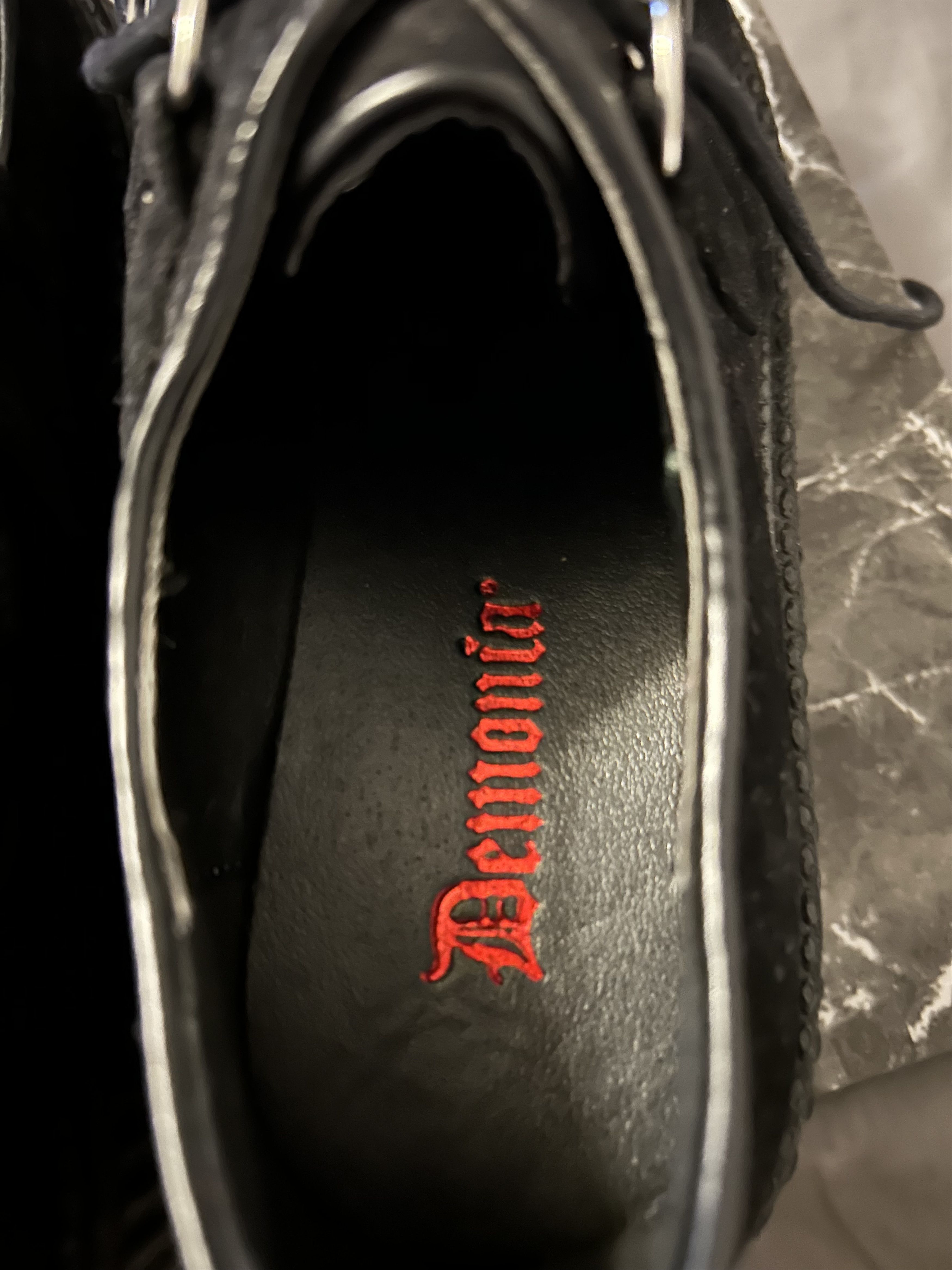 Demonia Cult V-CREEPER-502S Black Vegan Suede Size US 8 / IT 38 - 4 Thumbnail