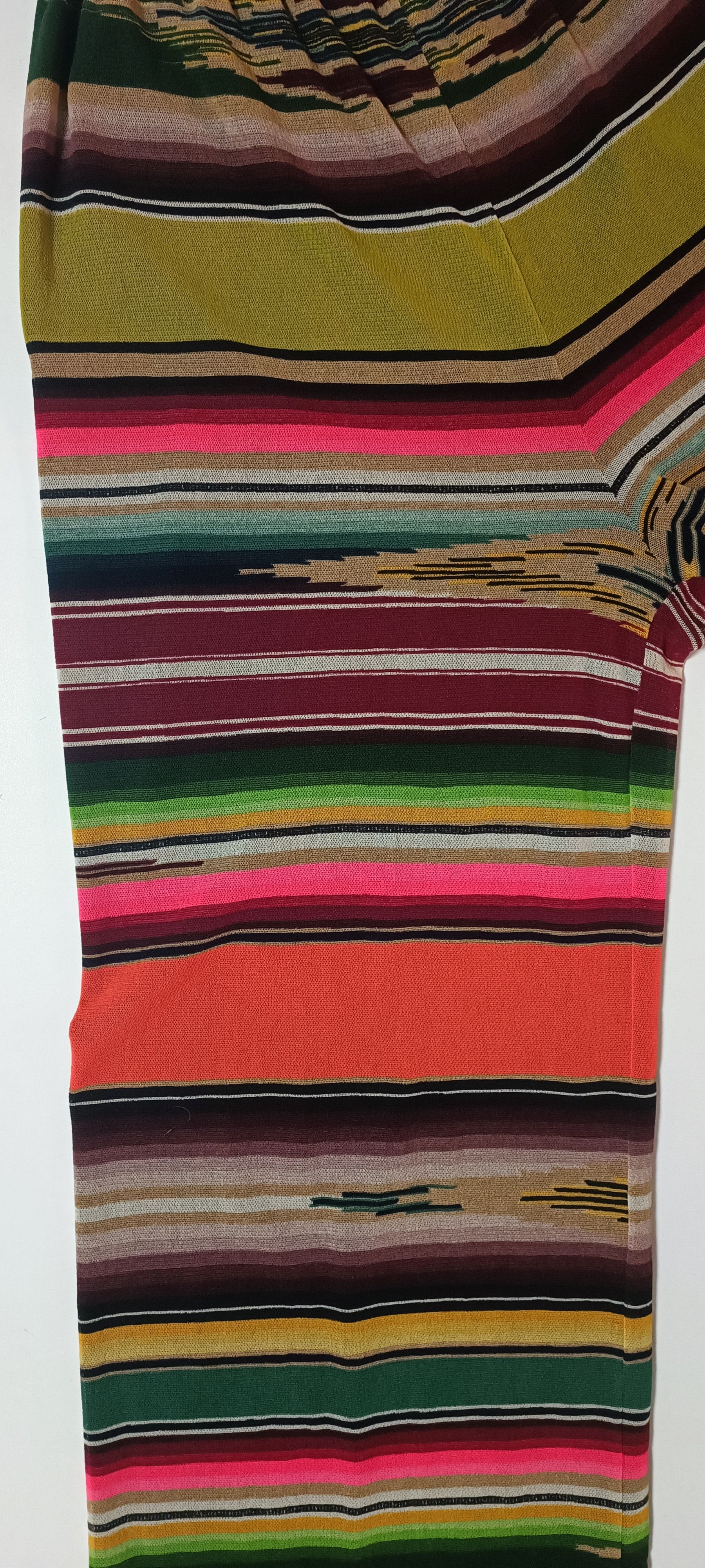 Jean Paul Gaultier SS2005 - Multicolor stripes double layer - mesh nylon Pants Size 25" / US 0 / IT 36 - 4 Thumbnail