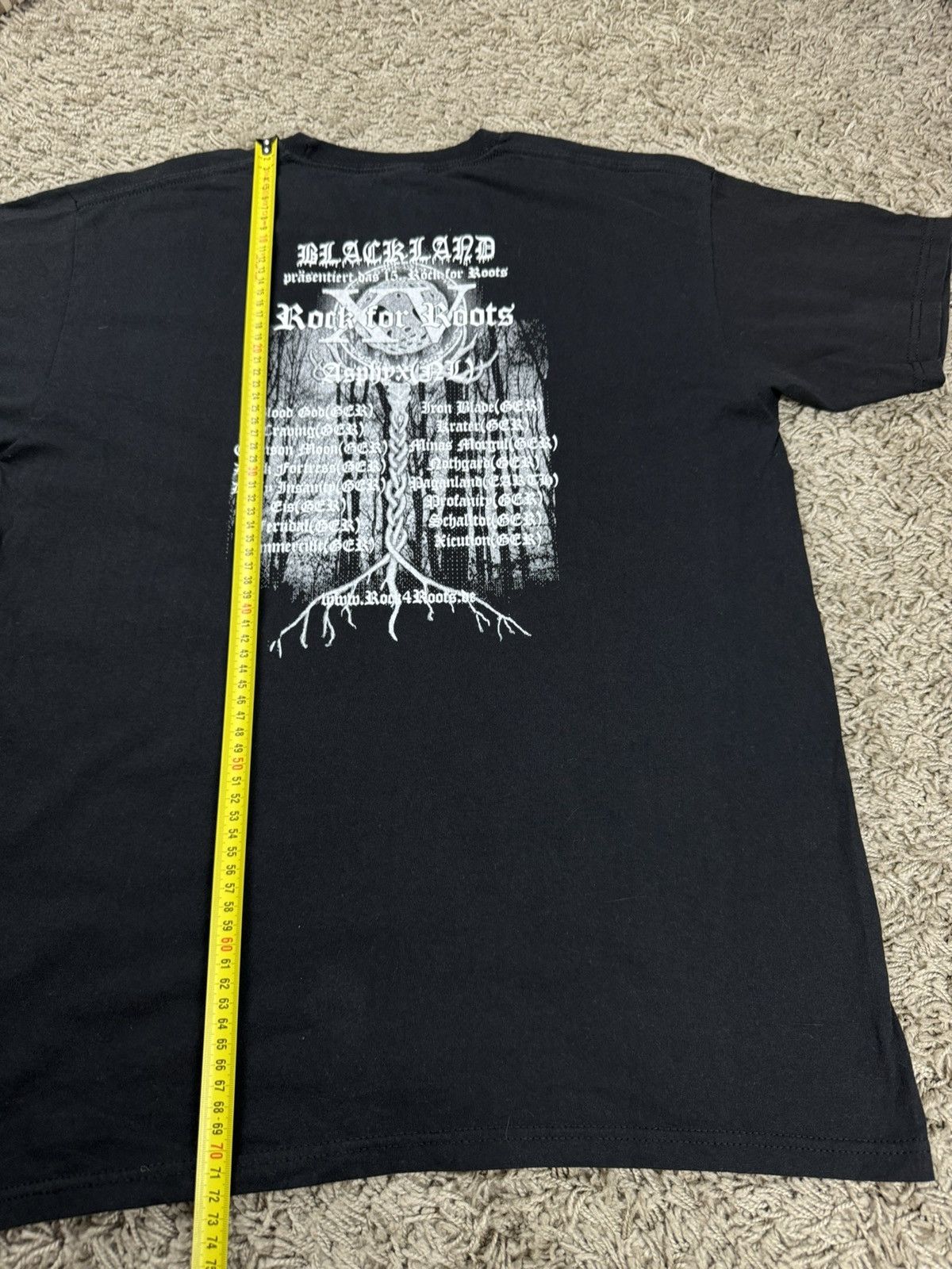 Band Tees Vintage rock t shirt Rock for Roots original music item Size US L / EU 52-54 / 3 - 5 Thumbnail