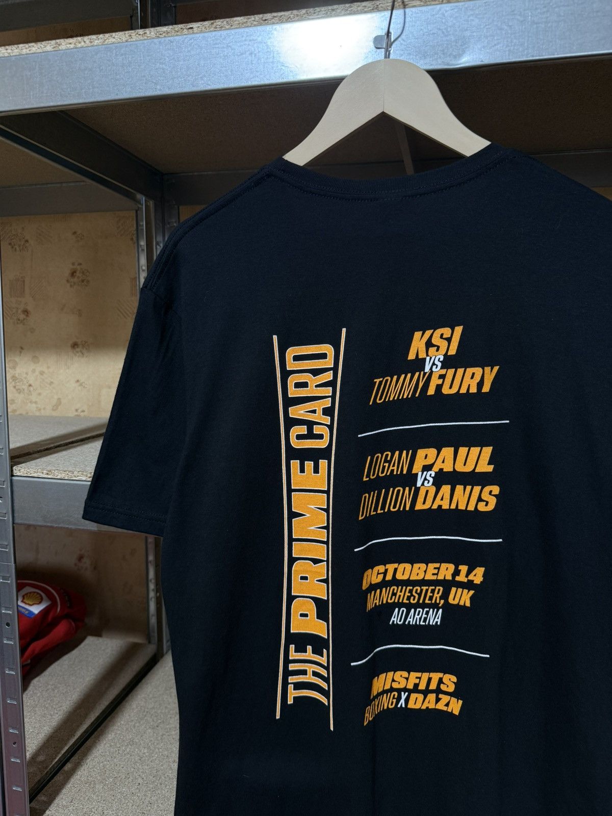 Vintage The Prime Card KSI VS Tommy Fury Boxing Promo T-Shirt Size US L / EU 52-54 / 3 - 3 Thumbnail