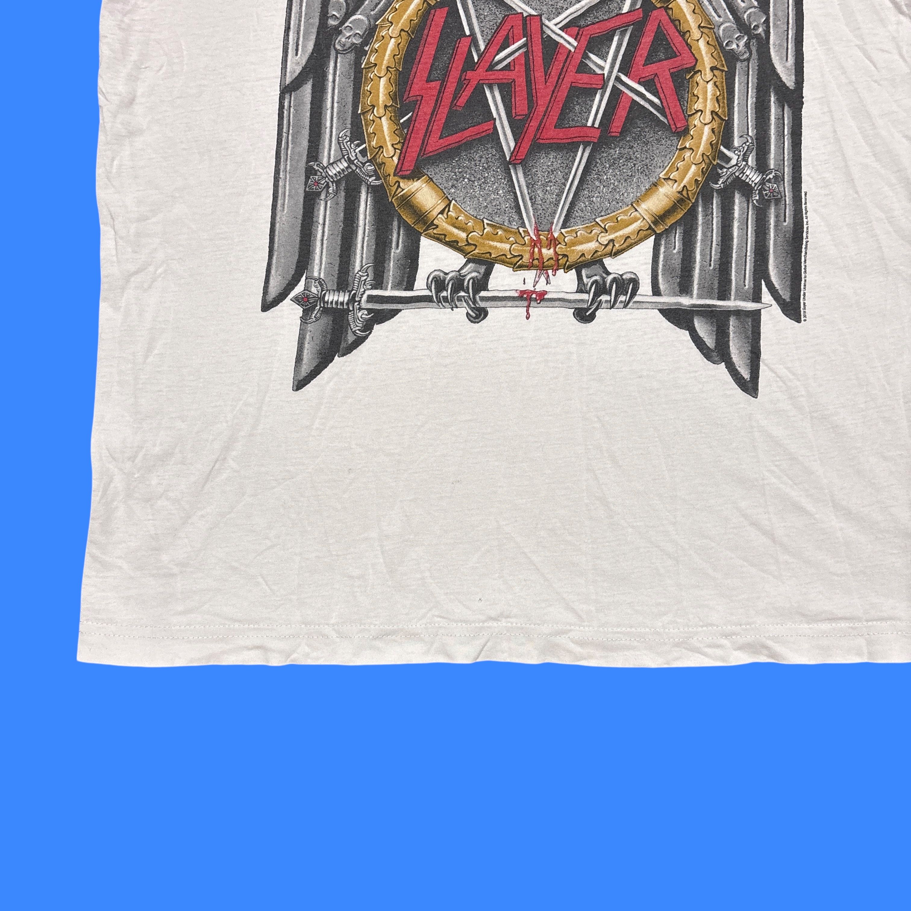 Band Tees Slayer Shirt Tour Concert Metal Band Tee Megadeth Metallica Size US L / EU 52-54 / 3 - 8 Thumbnail