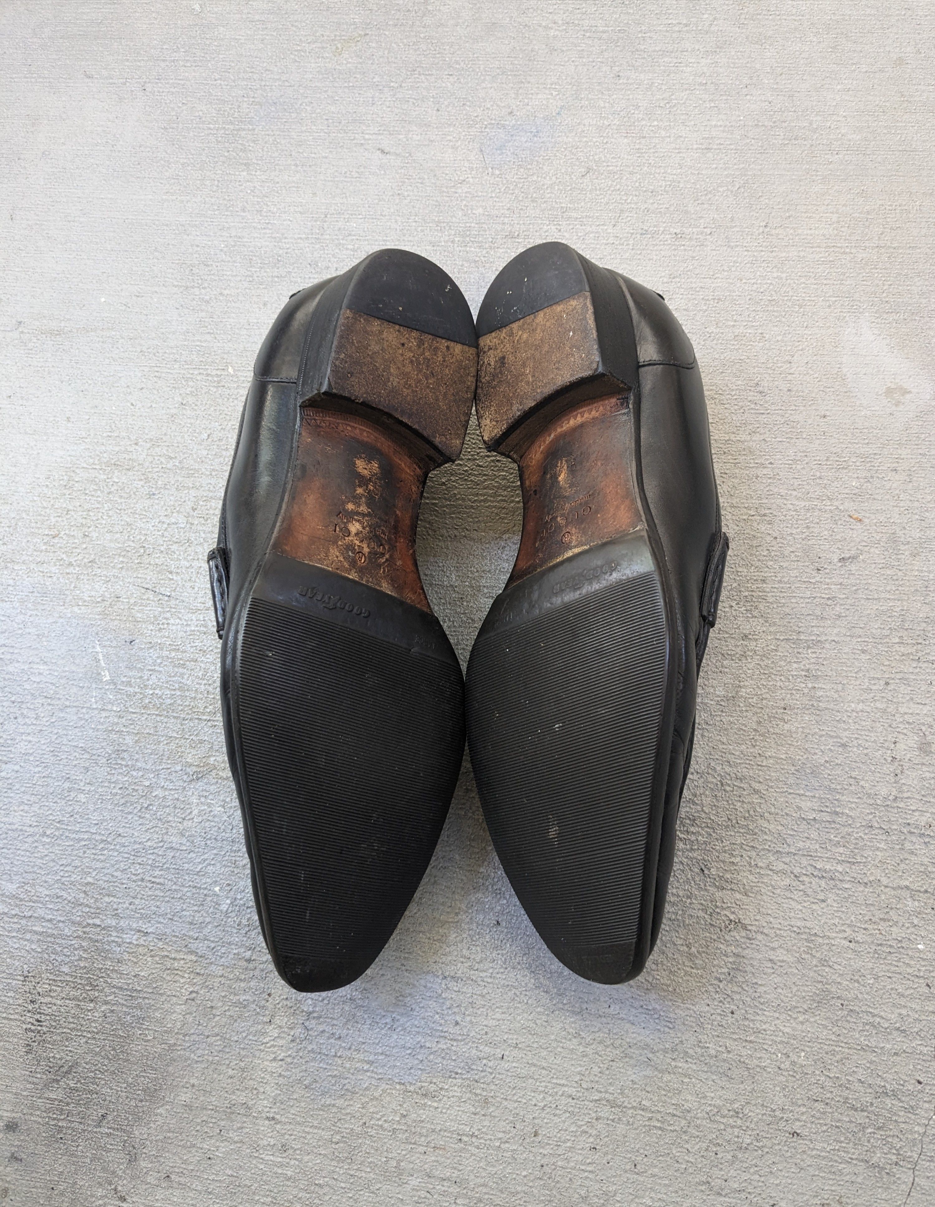 Gucci × Vintage Gucci Horsebit Loafers Black 10 Slip Ons Buckle Size US 10 / EU 43 - 17 Thumbnail
