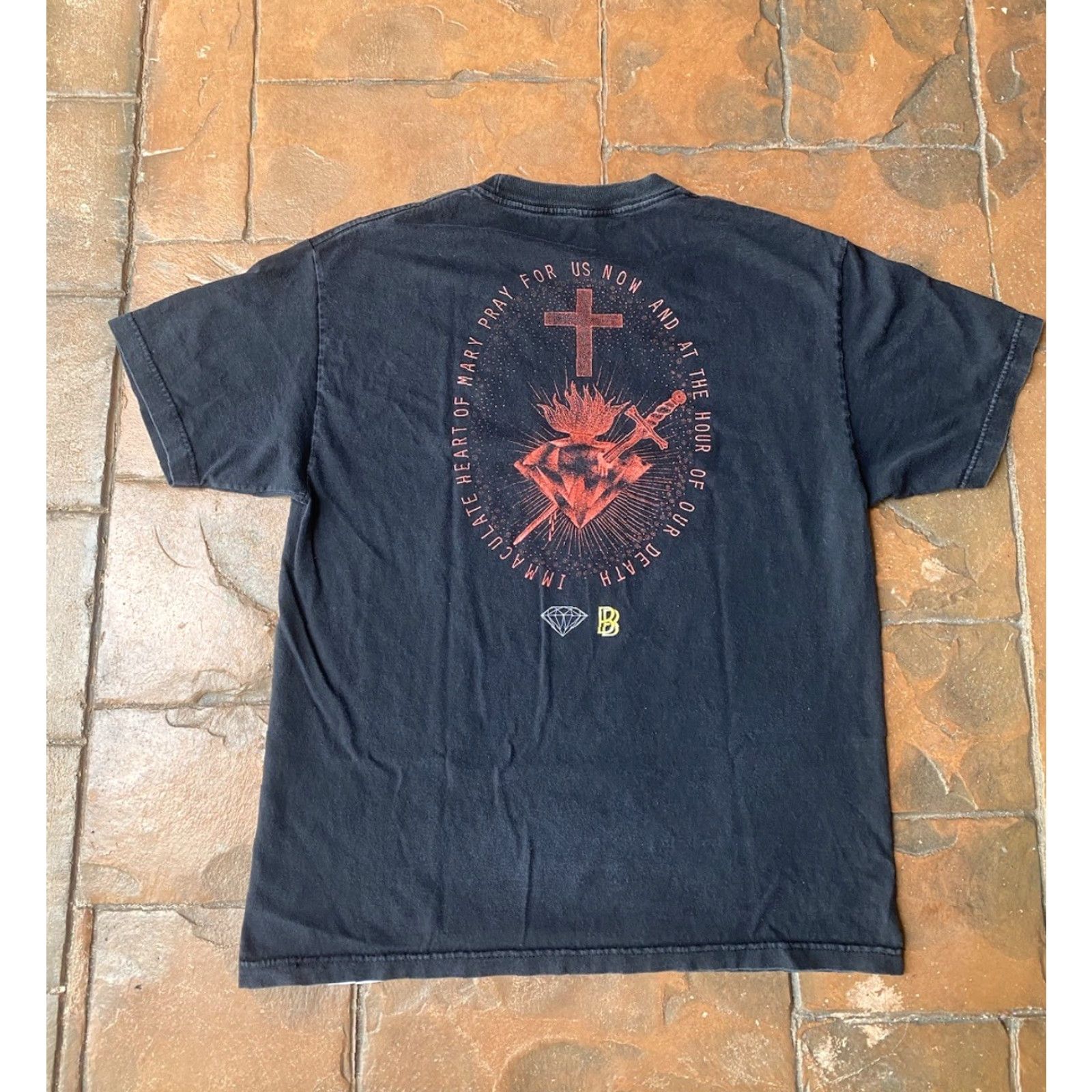 Diamond Supply Co. Diamond Supply Co. Ben Baller T-Shirt Diamond Supply X Ben Baller Raglan Short Sleeve Crew Neck Black Cotton Logo Graphic Print Vintage No Size US L / EU 52-54 / 3 - 3 Thumbnail