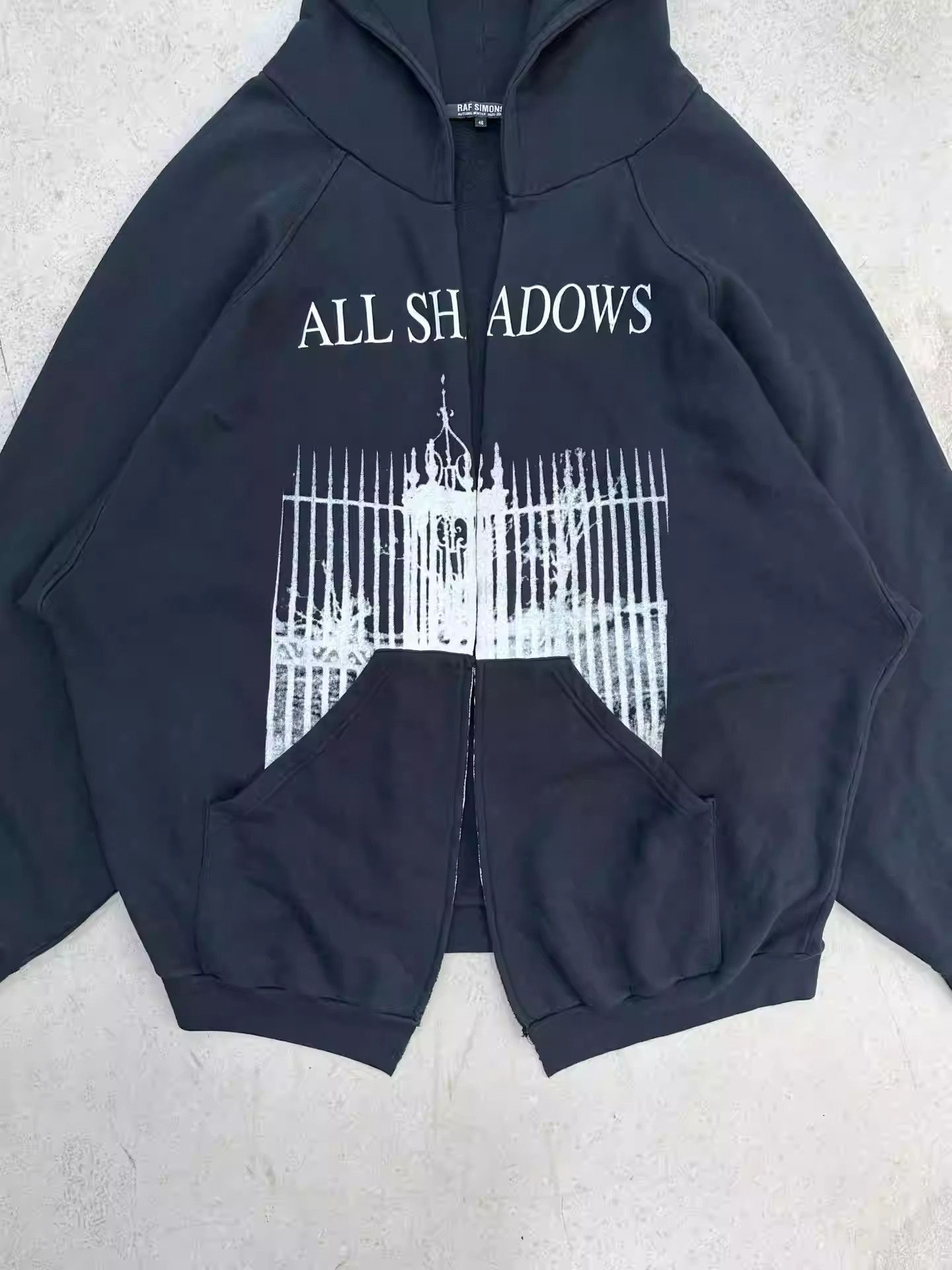 トップス RAFSIMONS A/W05-06 ALL SHADOWS HOODIE 46 Raf Simons AW05 