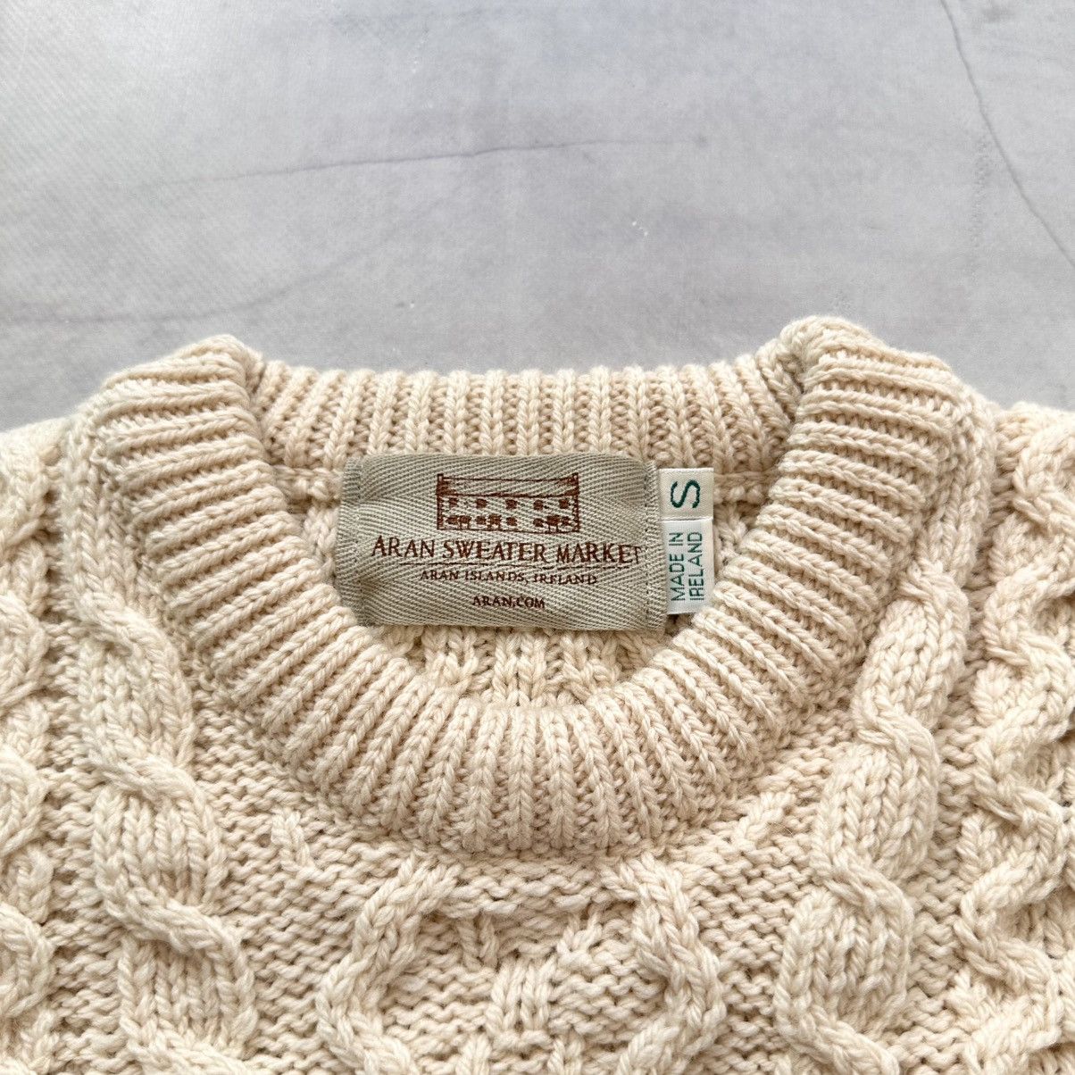 Aran Sweater Market Aran Sweater Market Irish Cable Knit Wool Sweater L.L Bean Size US S / EU 44-46 / 1 - 3 Thumbnail