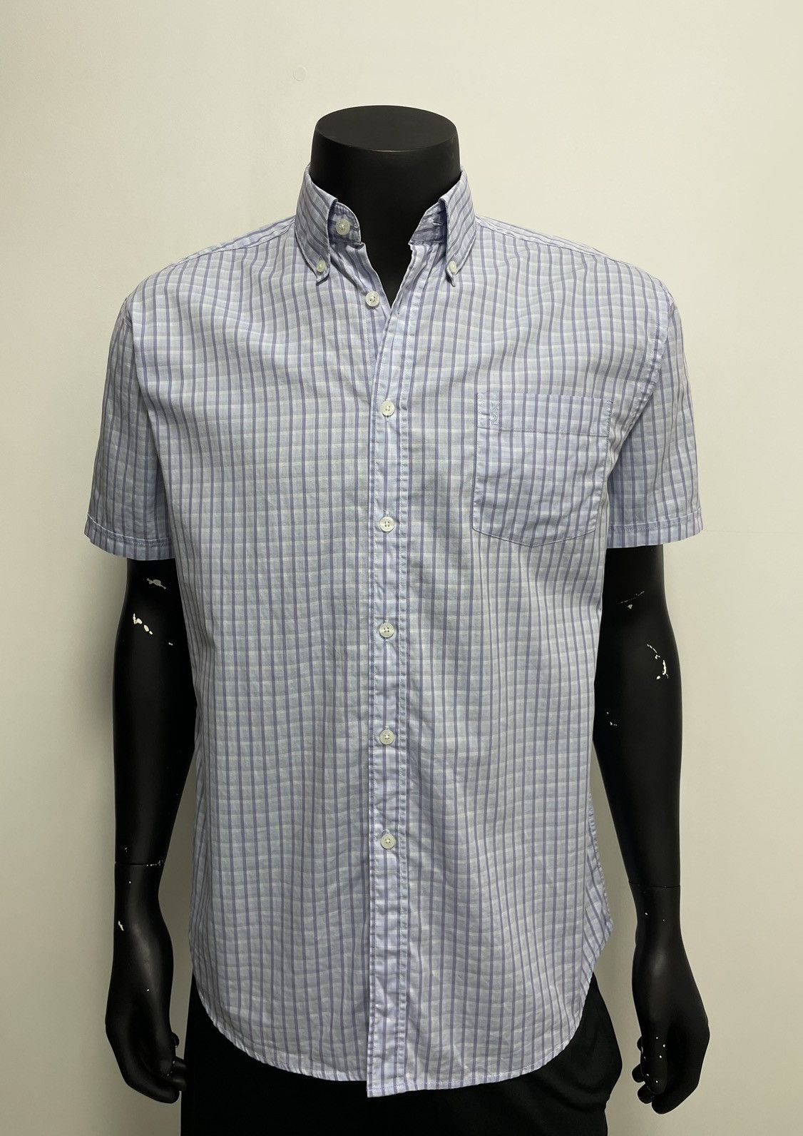 Yves Saint Laurent Yves Saint Laurent YSL Shirt Button Up Short sleeve Size US M / EU 48-50 / 2 - 1 Thumbnail