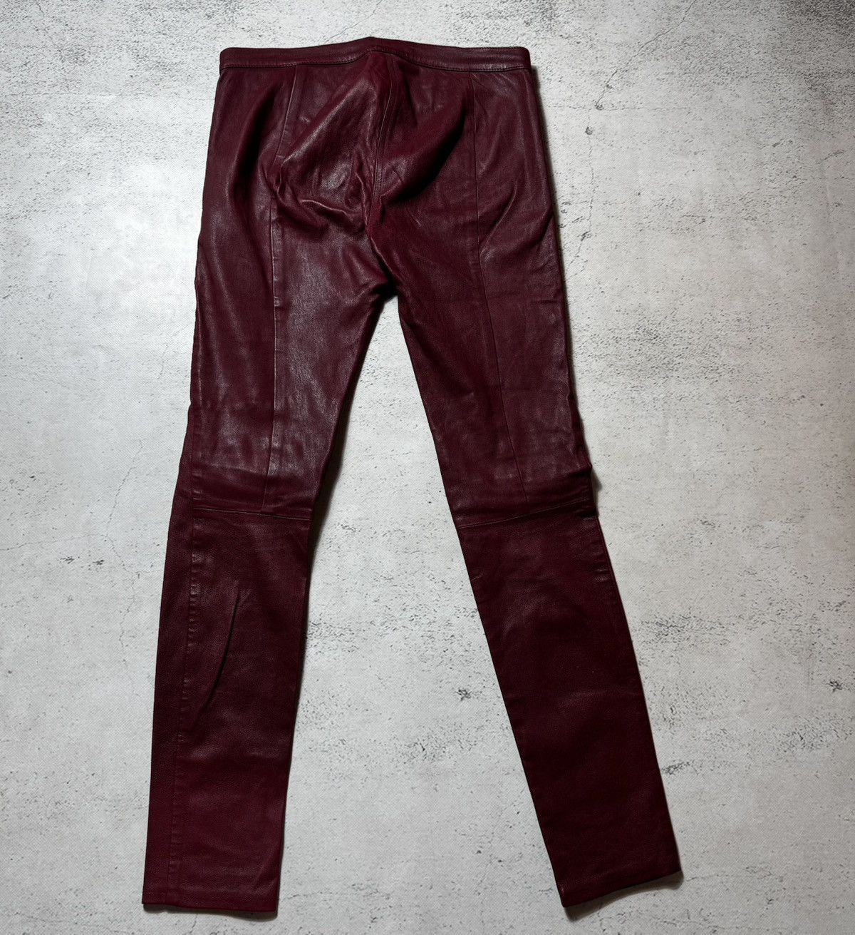 Japanese Brand vintage vampire red leather pants playboy carti style Size 26" / US 2 / IT 38 - 8 Thumbnail