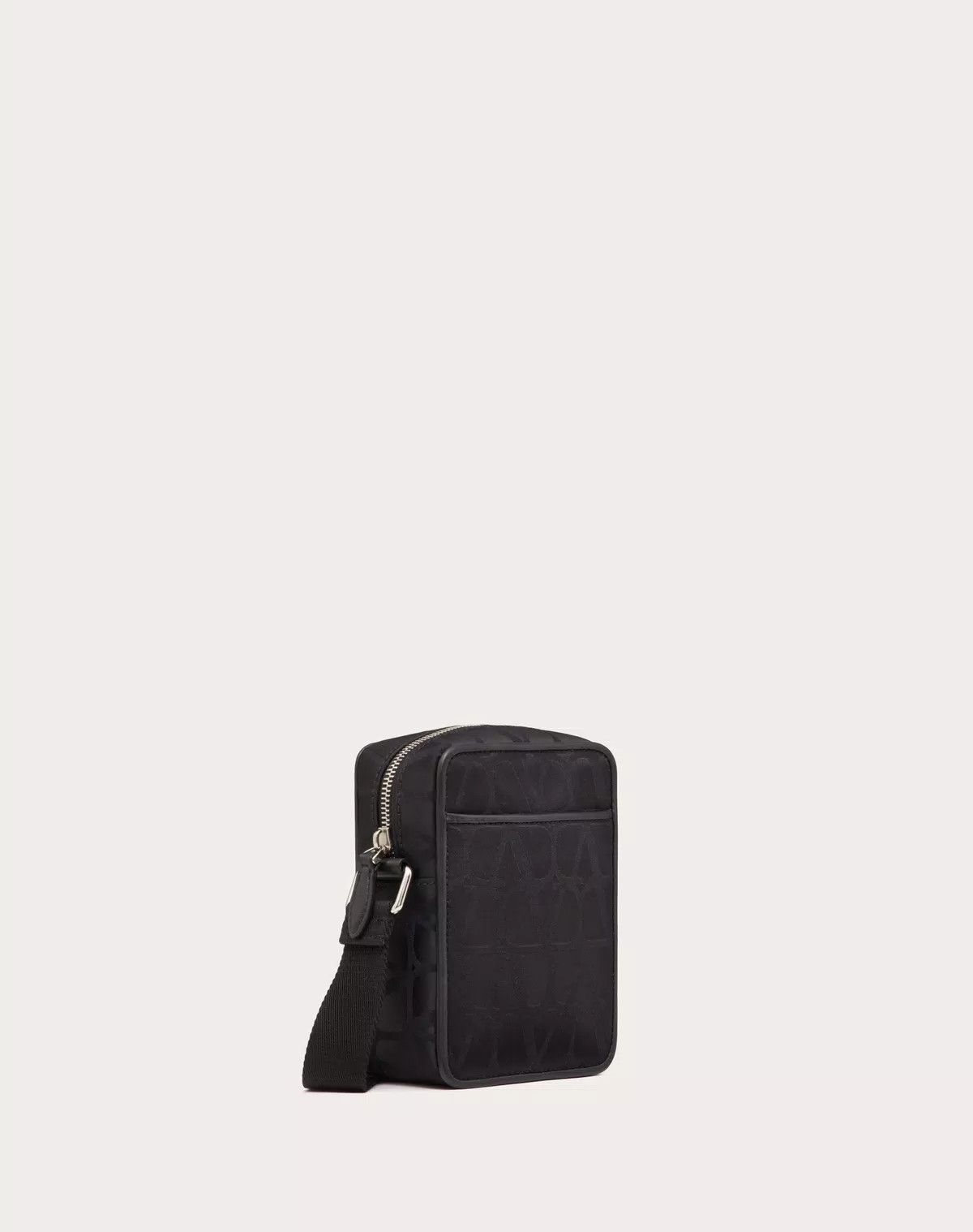 Valentino oc11z0725 Size: OS/ Iconographe Nylon Shoulder Bag in Black Size ONE SIZE - 3 Thumbnail