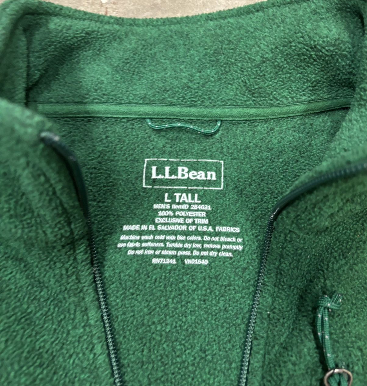 L.L. Bean Green L.L Bean fleece jacket Size US L / EU 52-54 / 3 - 2 Thumbnail