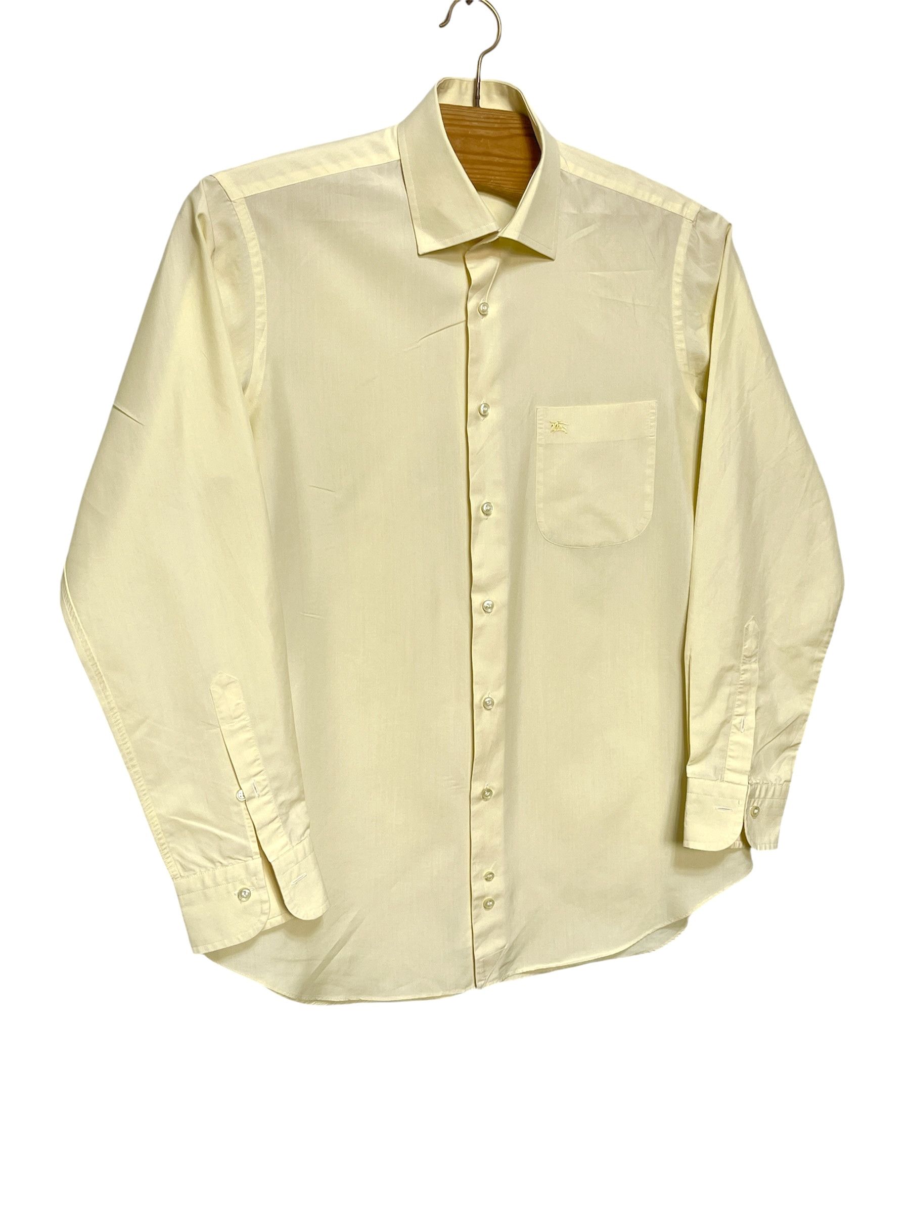 Burberry yellow shirt Burberry london size L Size US L / EU 52-54 / 3 - 2 Thumbnail