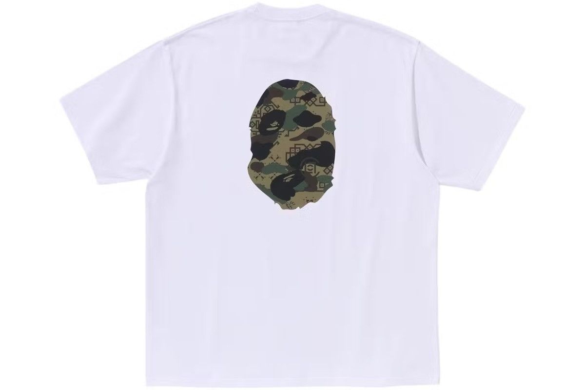 Bape × CLOT BAPE x CLOT Camo Ape Head T-Shirt White Size US L / EU 52-54 / 3 - 3 Thumbnail