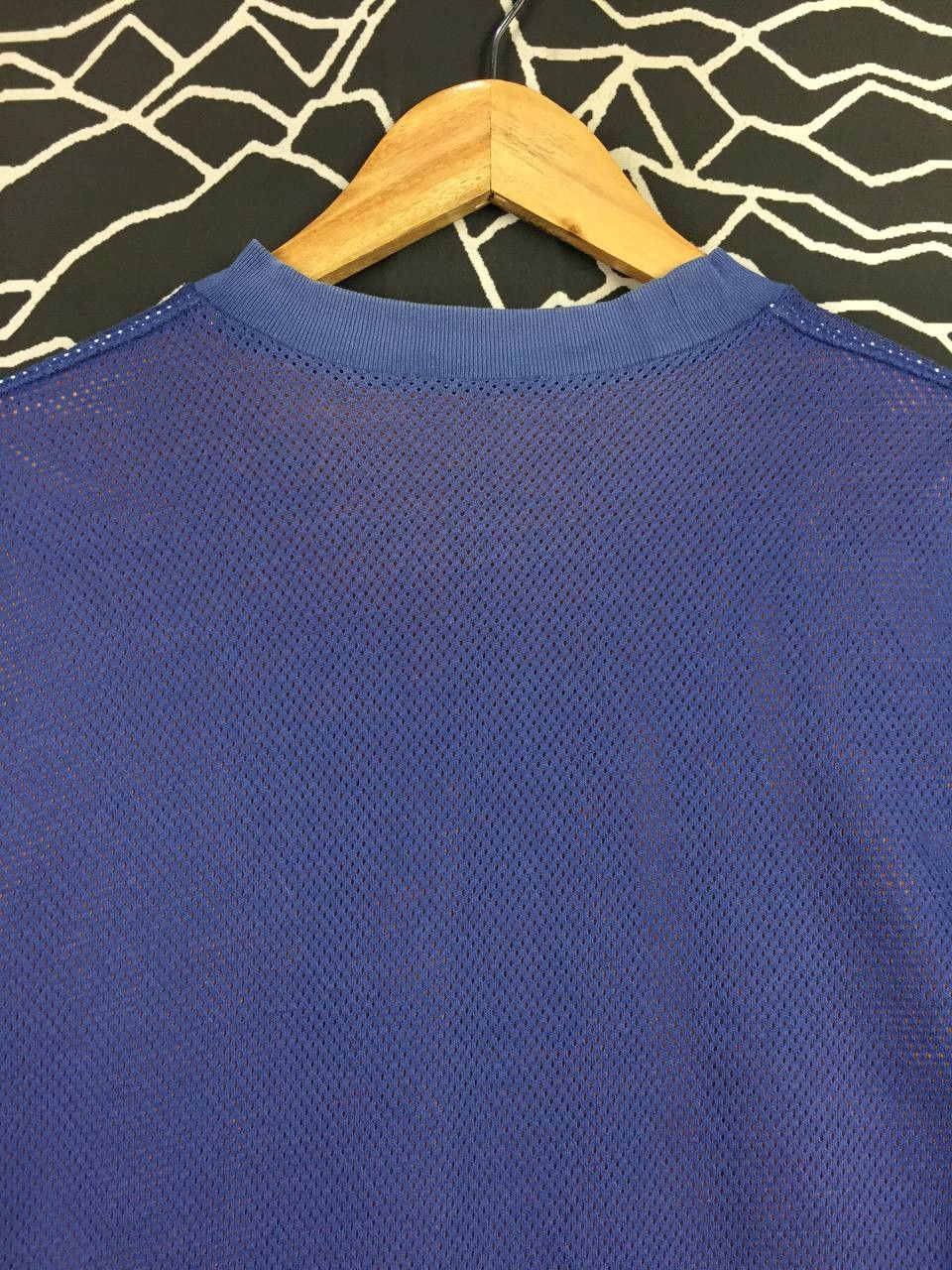 Adidas Adidas Reversible Long Sleeve Orange Blue Mesh Retro Tee Size US L / EU 52-54 / 3 - 12 Thumbnail