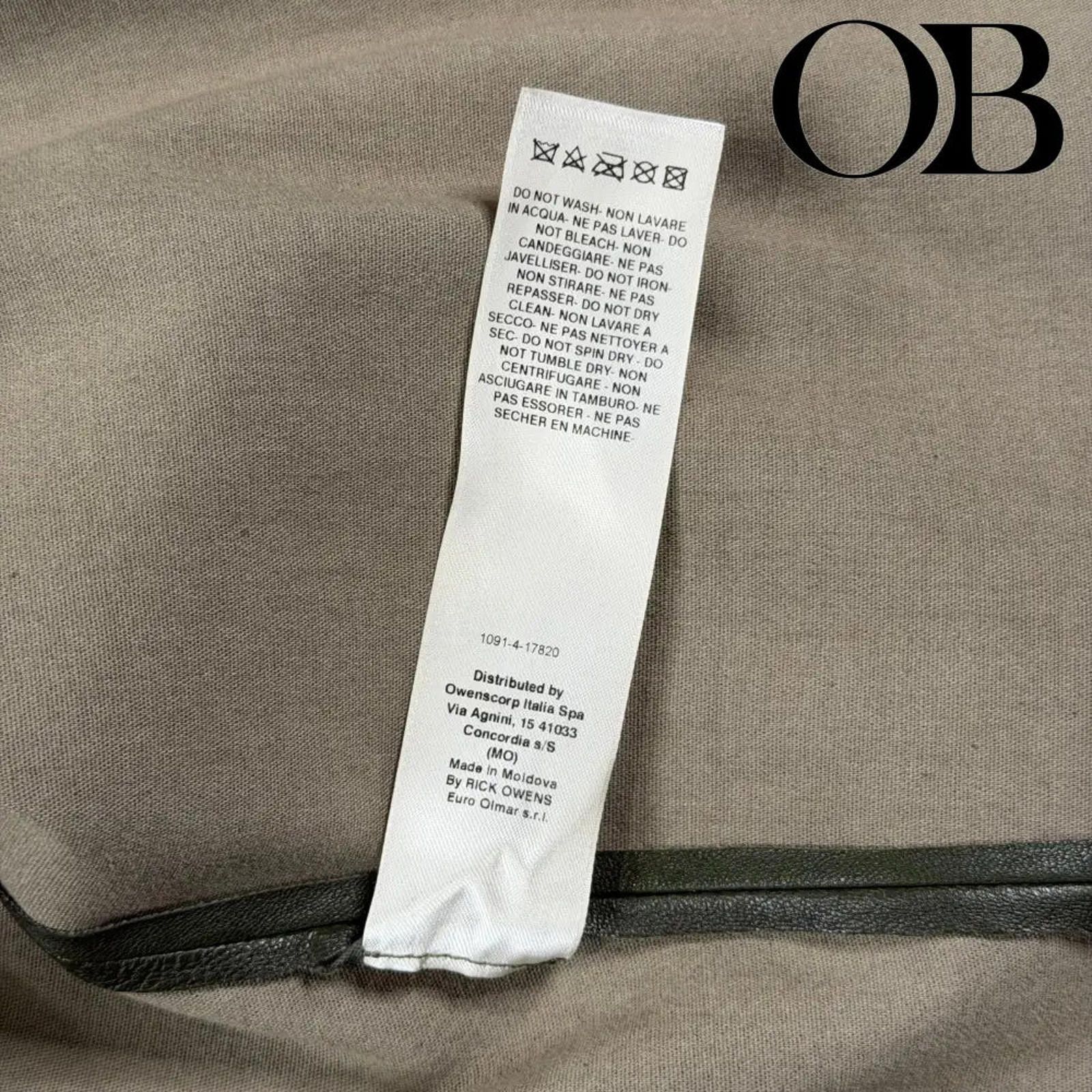 Rick Owens Rick Owens Gethsemane Gary Leather Jacket Size US S / EU 44-46 / 1 - 9 Thumbnail