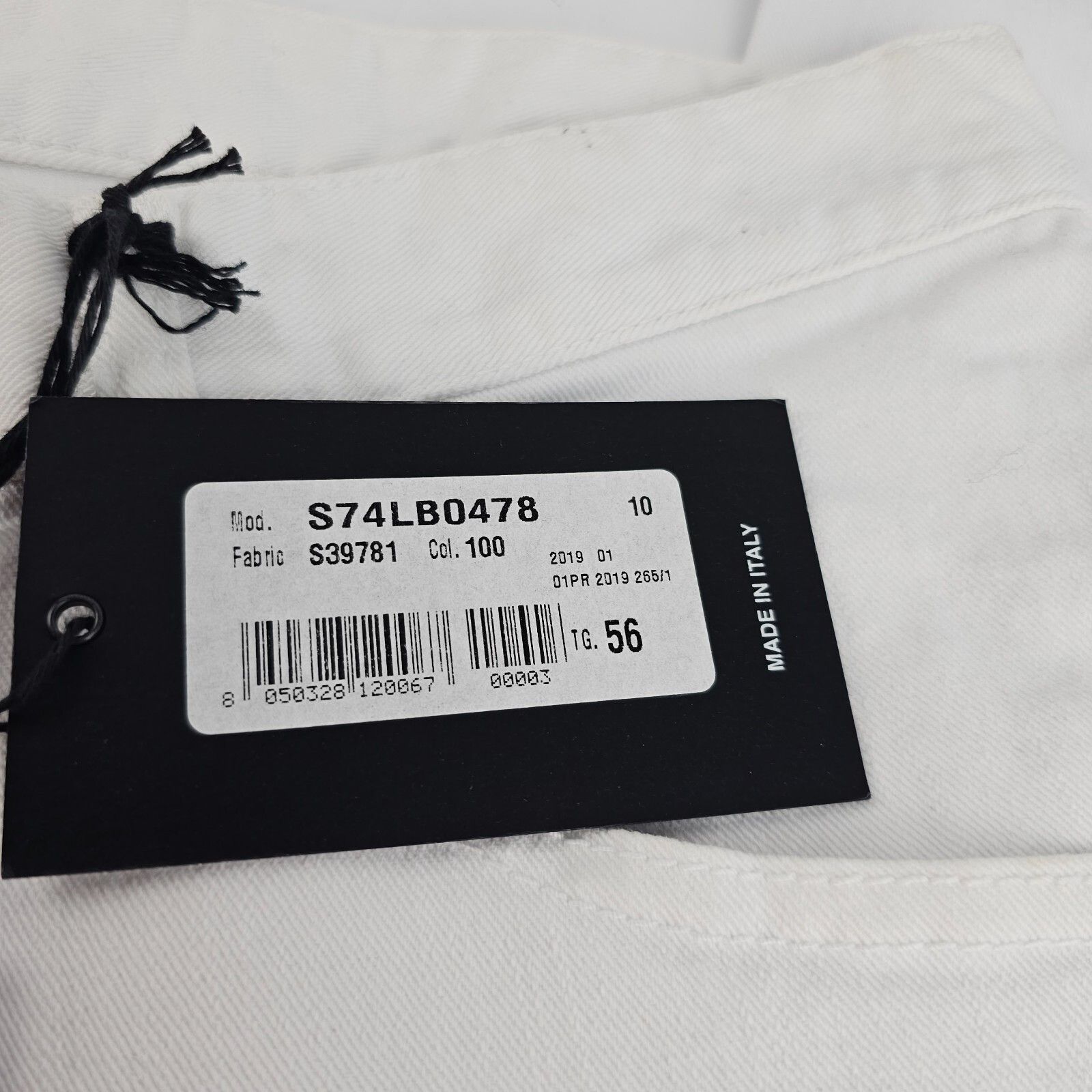 Dsquared2 DSQUARED2 White Jeans Size IT56 New Size US 40 / EU 56 - 8 Thumbnail