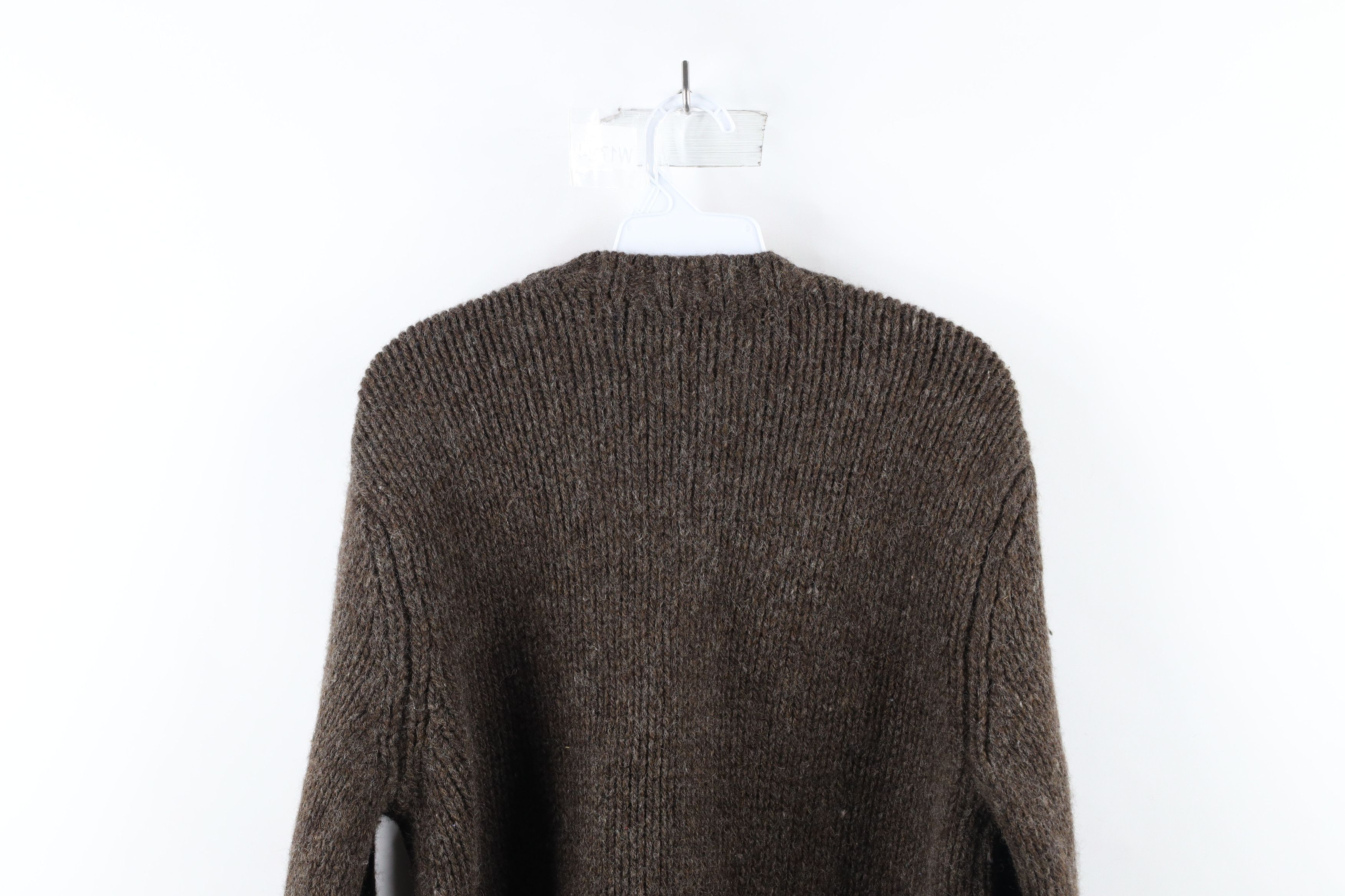 Abercrombie & Fitch × Vintage Vintage 90s Abercrombie & Fitch Blend Knit Sweater Brown Size US M / EU 48-50 / 2 - 7 Thumbnail