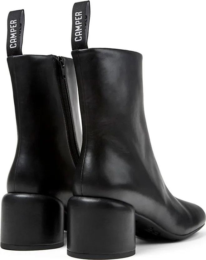 Camper o1s22i1n1024 Smooth Leather Niki Ankle Boots in Black Size US 8 / IT 38 - 3 Thumbnail