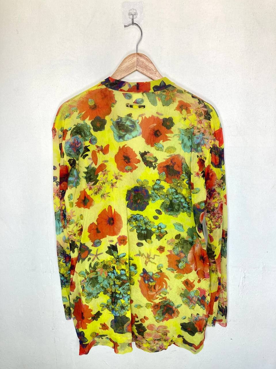 Jean Paul Gaultier Jean Paul Gaultier Soleil Sheer Mesh Buttoned Cardigan Size L / US 10 / IT 46 - 2 Thumbnail