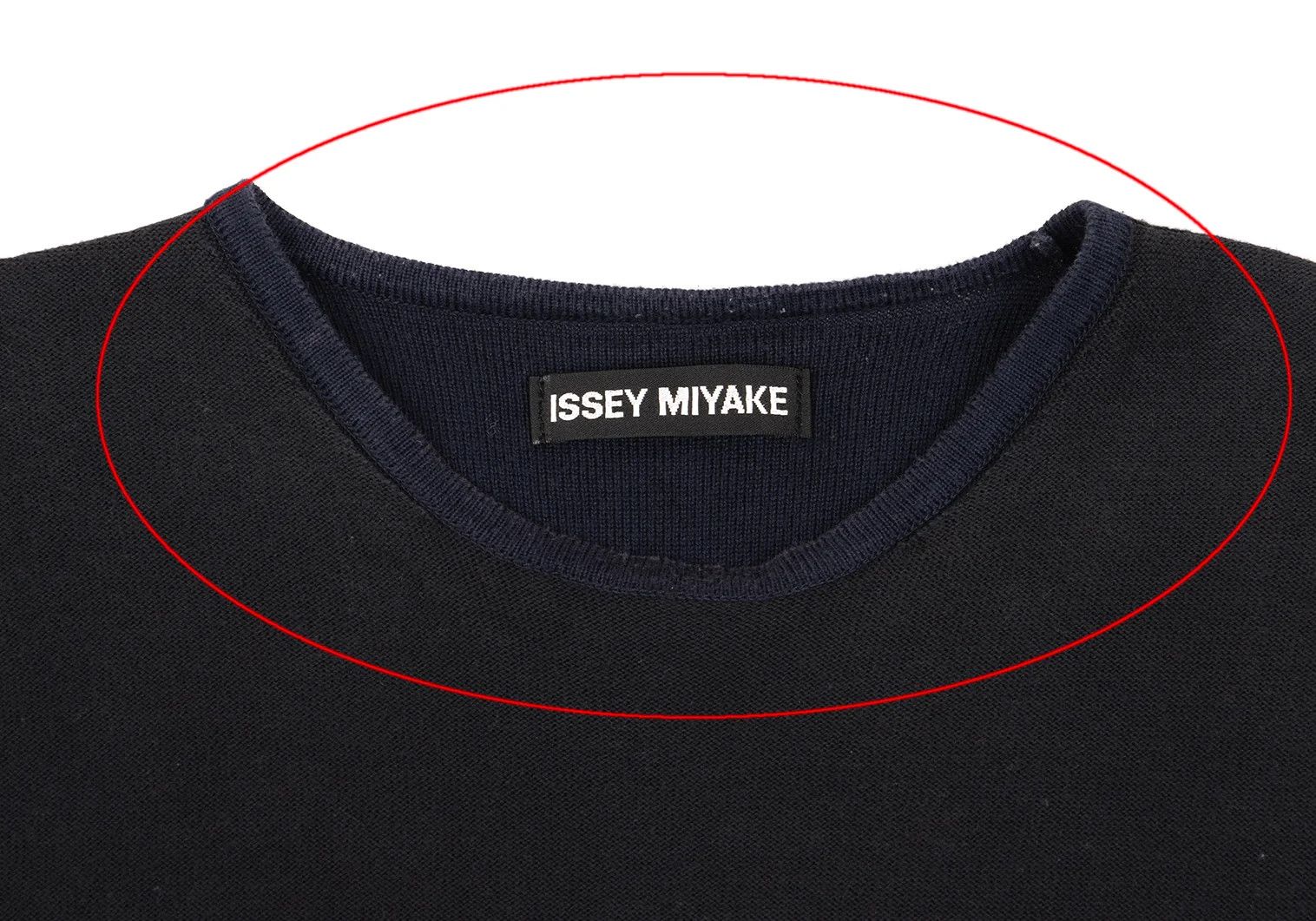 Issey Miyake Cotton Inside-Out Knit in Navy Blue Size US M / EU 48-50 / 2 - 2 Thumbnail