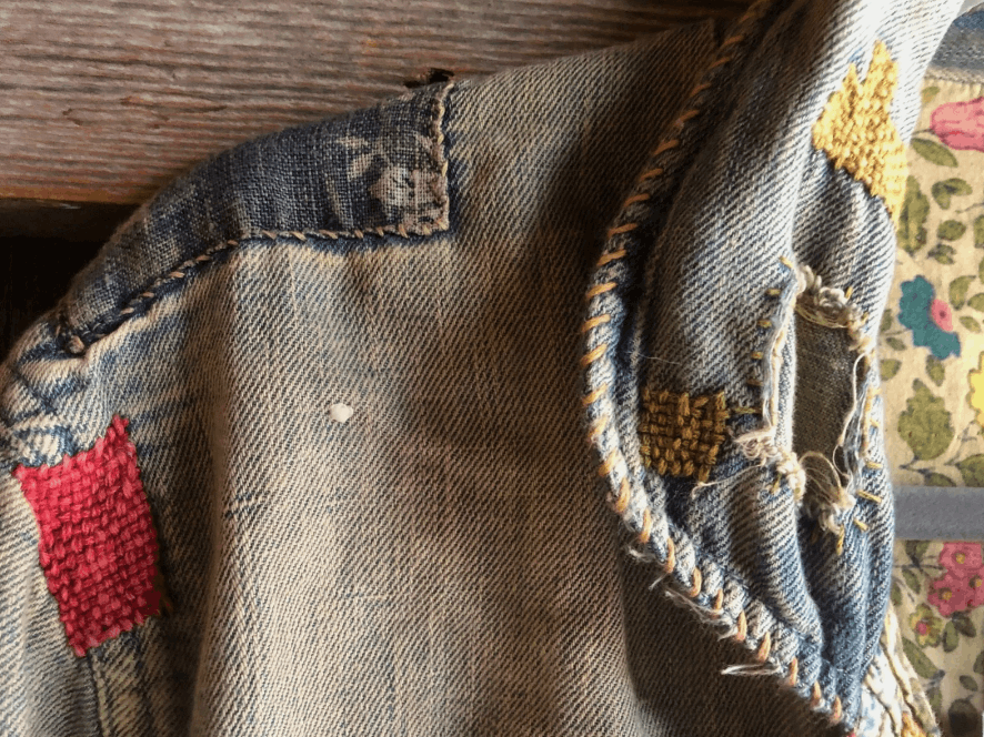 Magnolia Pearl Magnolia Pearl Unbreakable Love Jean Denim Jacket 1387 Size ONE SIZE - 4 Thumbnail