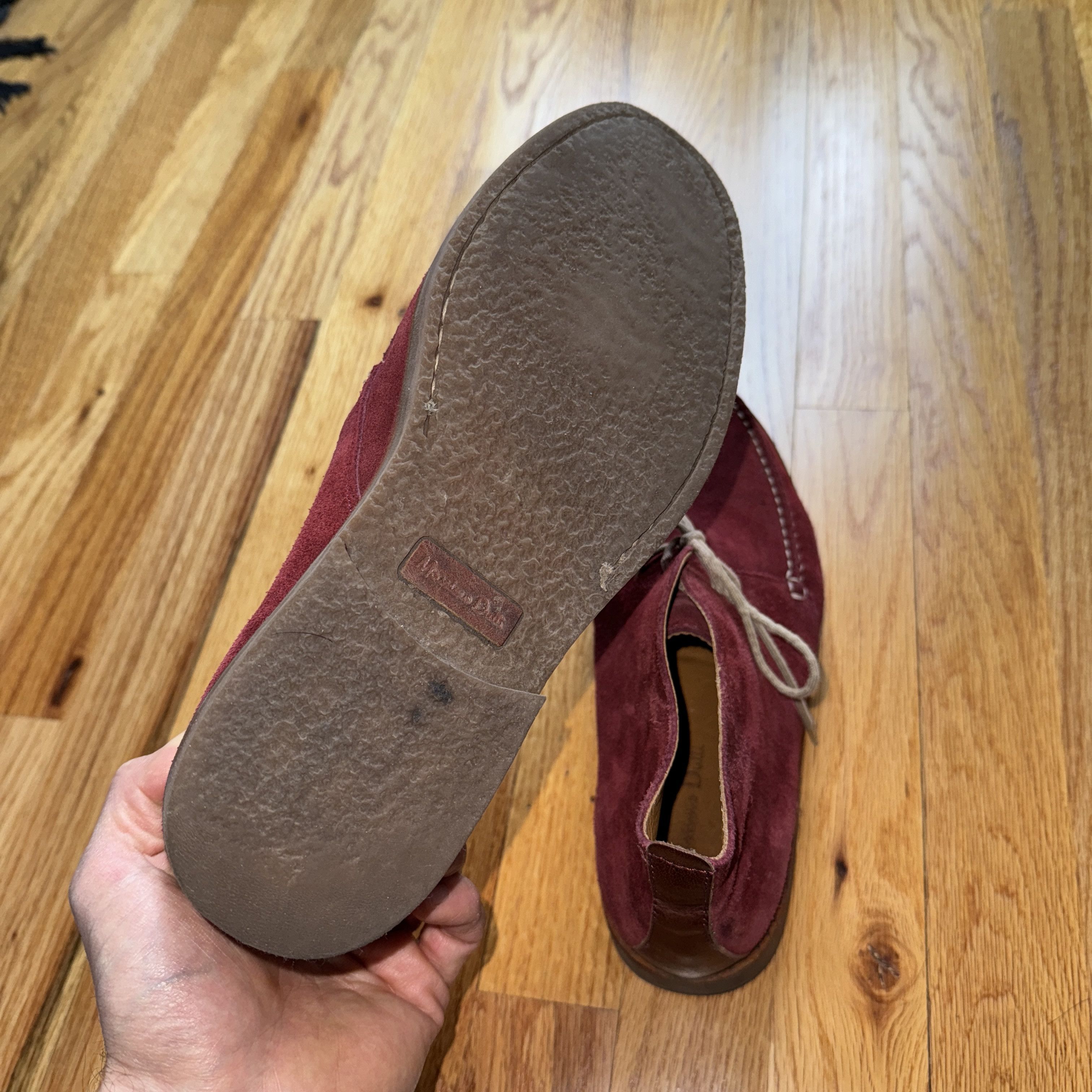 Massimo Dutti BURGANDY SUEDE BOOTS MASSIMO DUTTI SIZE 8 1/2 / 41 Size US 8.5 / EU 41-42 - 11 Thumbnail