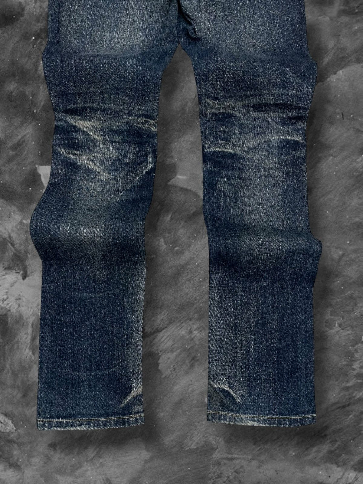 Michel Klein Vintage 1990s Designer Michel Klein Raw Distressed Denim Size US 32 / EU 48 - 12 Thumbnail