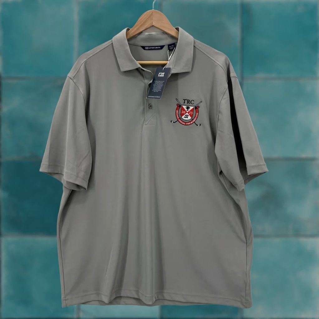 Cutter & Buck Cutter & Buck Polo Shirt Mens XL Gray 2023 Golf Event TRC Outdoors Short Sleeve Polo Shirt Mens XL Gray Size US XL / EU 56 / 4 - 1 Thumbnail
