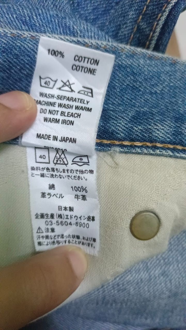 Fiorucci × Japanese Brand Vintage Fiorucci Safety Jeans Italy Red Selvedge Size US 31 - 19 Thumbnail