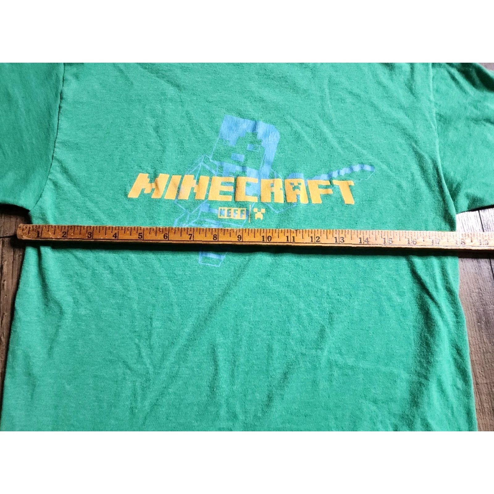 Vintage NEFF x MINECRAFT Steve Green Mens S T Shirt Size US S / EU 44-46 / 1 - 4 Thumbnail