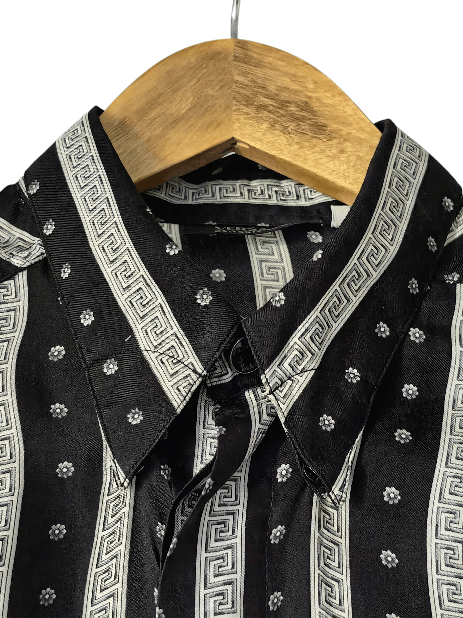 Versace Versace V2 Classic Silk Shirt S/M Size US S / EU 44-46 / 1 - 4 Thumbnail