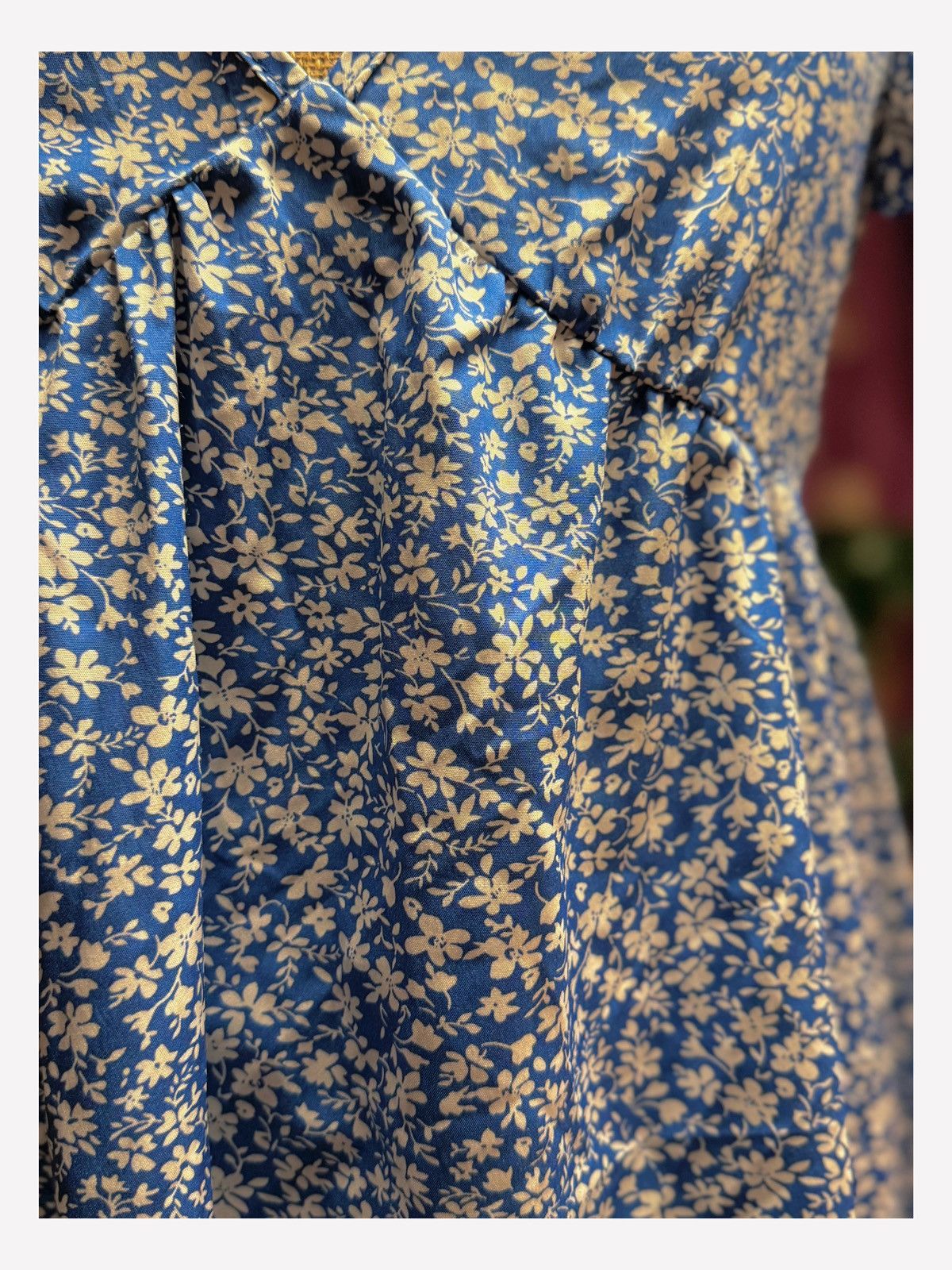 Other Blue Floral Babydoll Dress The sweetest cottagecore vibes Size M / US 6-8 / IT 42-44 - 3 Thumbnail