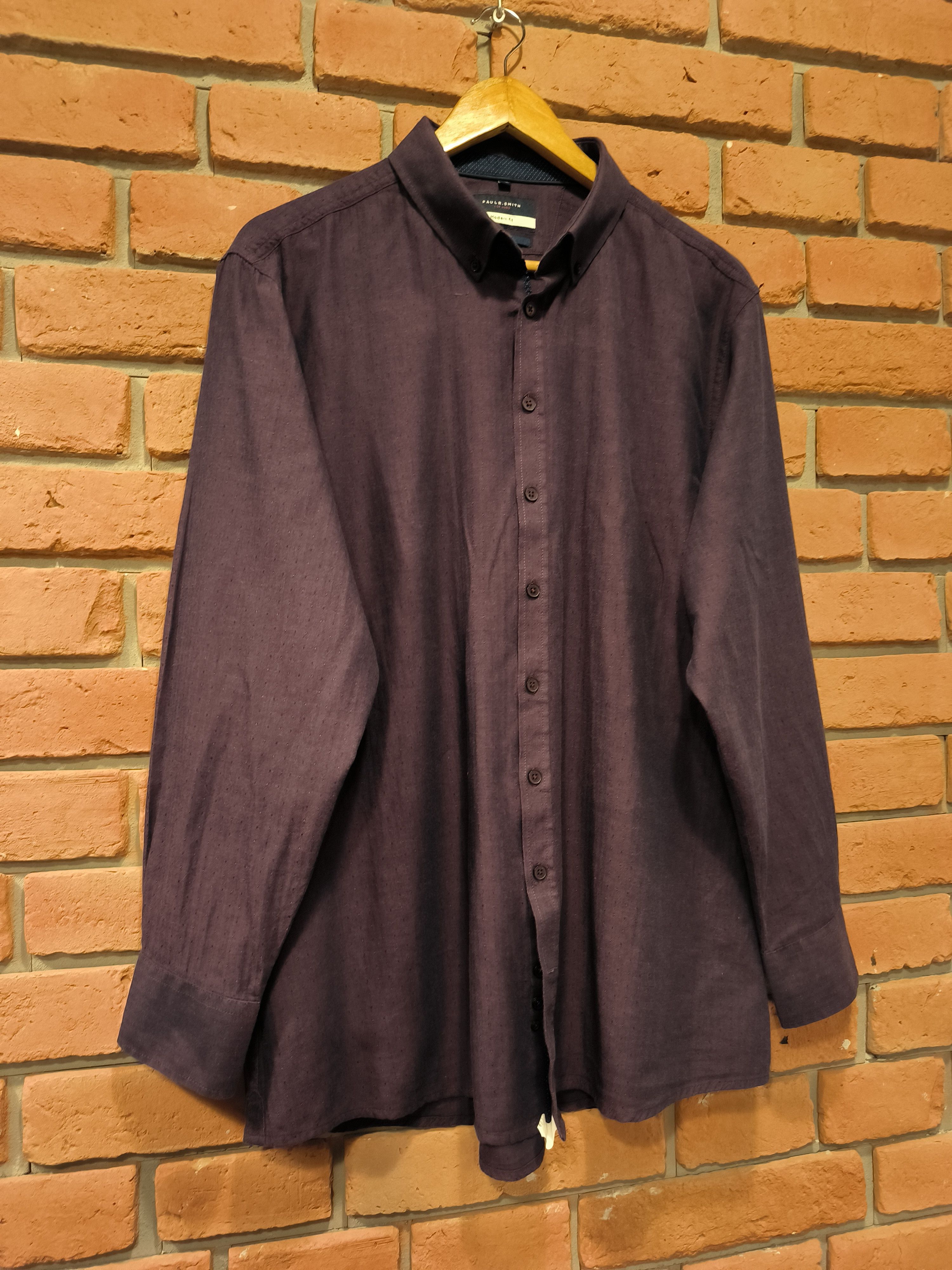 Paul Smith Paul R Smith Shirt Button-Up Long Sleeve Poplin Size US XXL / EU 58 / 5 - 3 Thumbnail