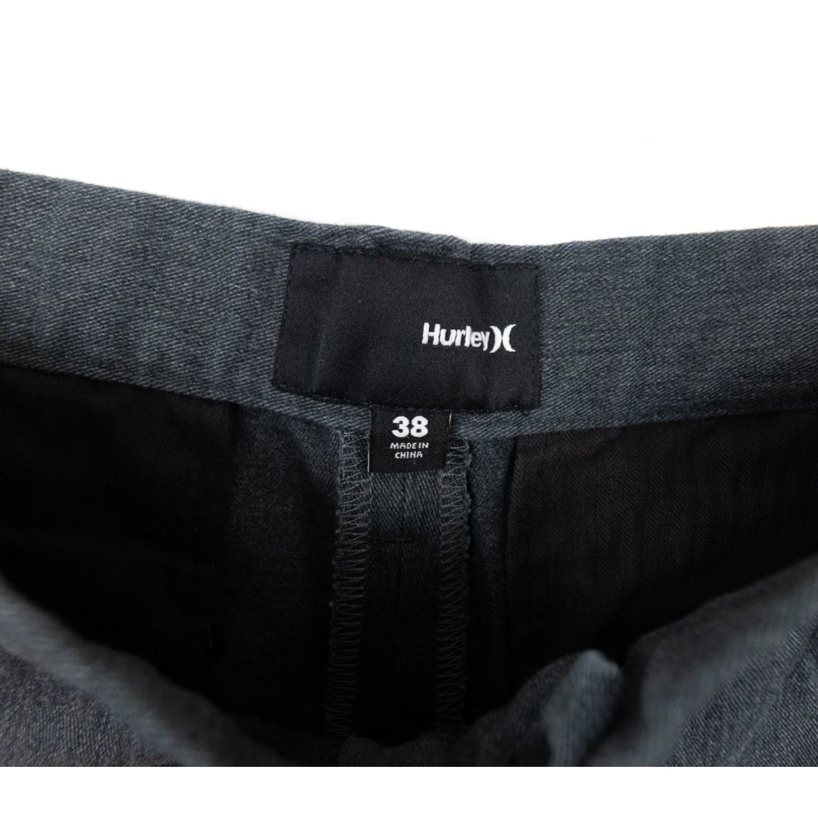 Hurley Hurley Mens 38 Gray Chino Shorts 9" Flat Front Surf Brand Casual Outdoors Size US 38 / EU 54 - 3 Thumbnail