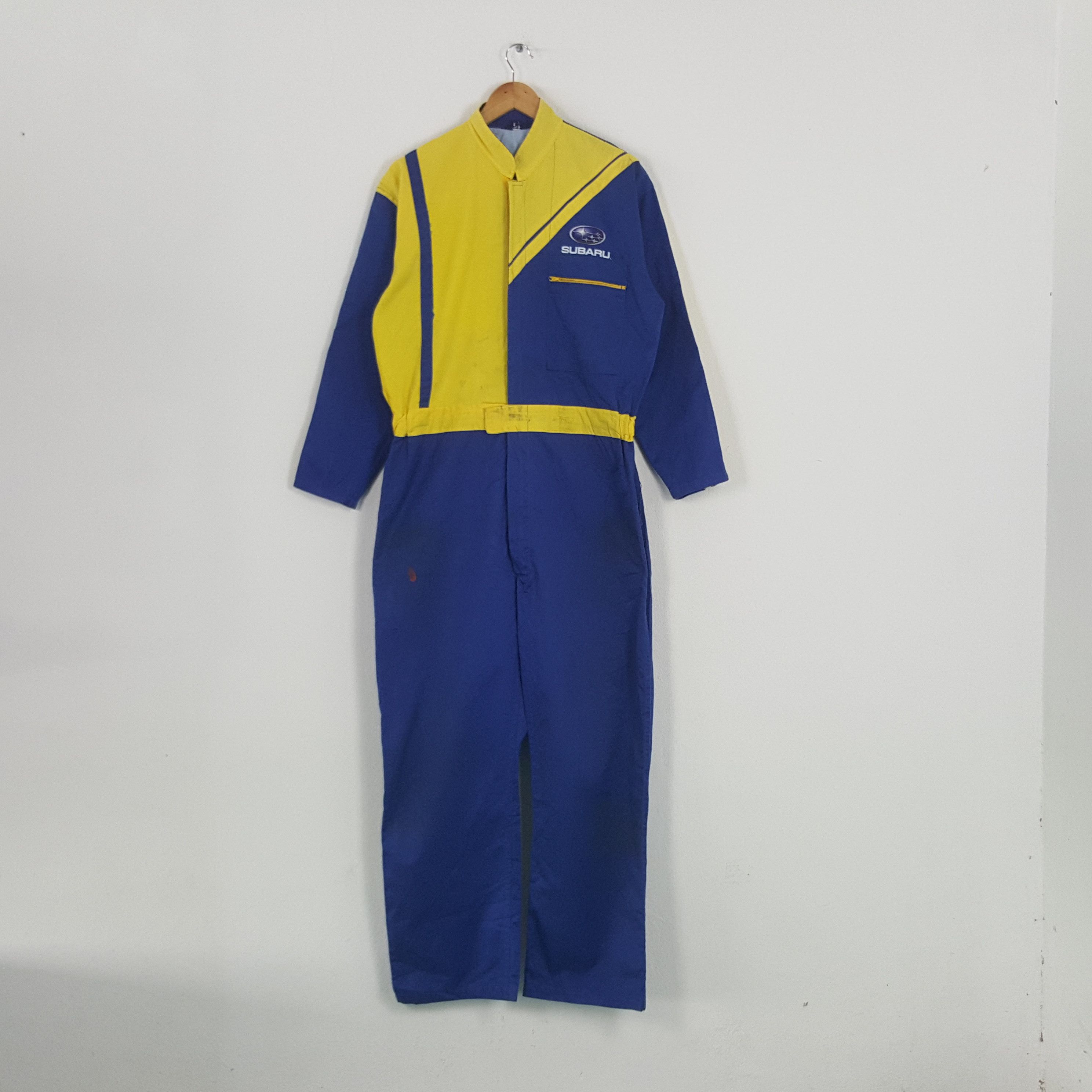 Japanese Brand × Vintage Vintage Subaru Racing Motorsports Custom Coverall Jacket Size US M / EU 48-50 / 2 - 4 Thumbnail