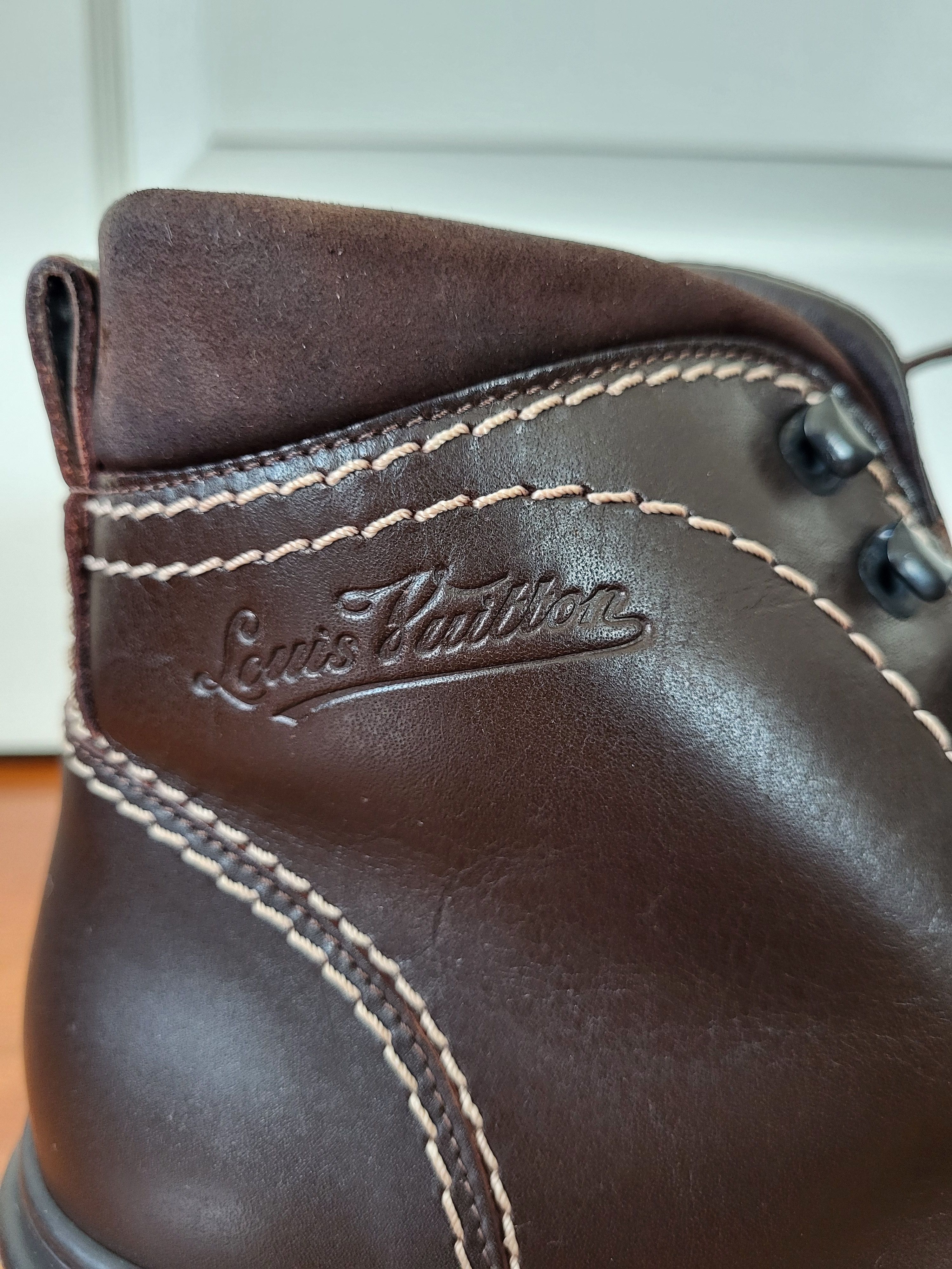 Louis Vuitton Louis Vuitton Leather Tie Up Boots UK6.5 Size US 7.5 / EU 40-41 - 4 Thumbnail