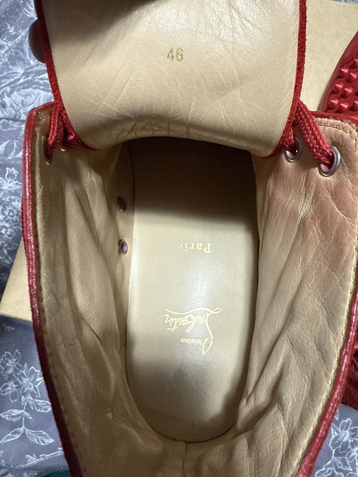 Christian Louboutin Spiked Velour High Top Louboutin 13US Size US 13 / EU 46 - 7 Thumbnail