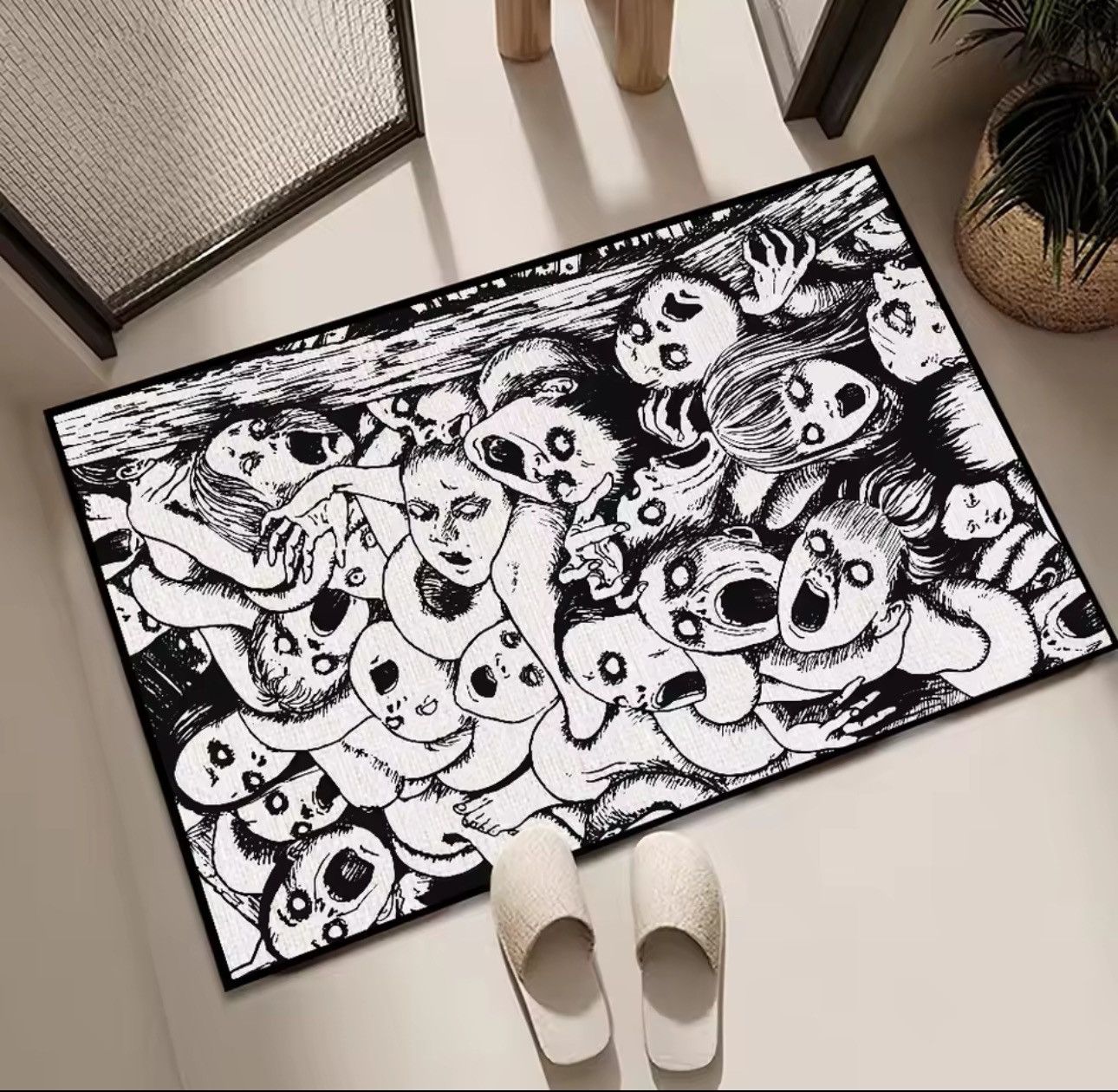 Anime Punk Gothic Horror Decoration Anime Custom Carpet Rug Size ONE SIZE - 4 Thumbnail