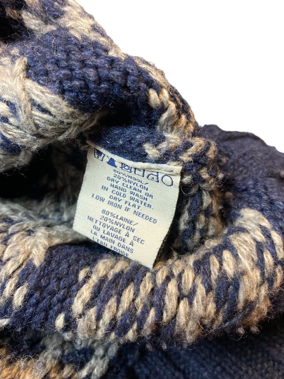 Schott Schott NYC Fair Isle Snowflake Style Wool Blend Knit Sweater Size US XXL / EU 58 / 5 - 6 Thumbnail
