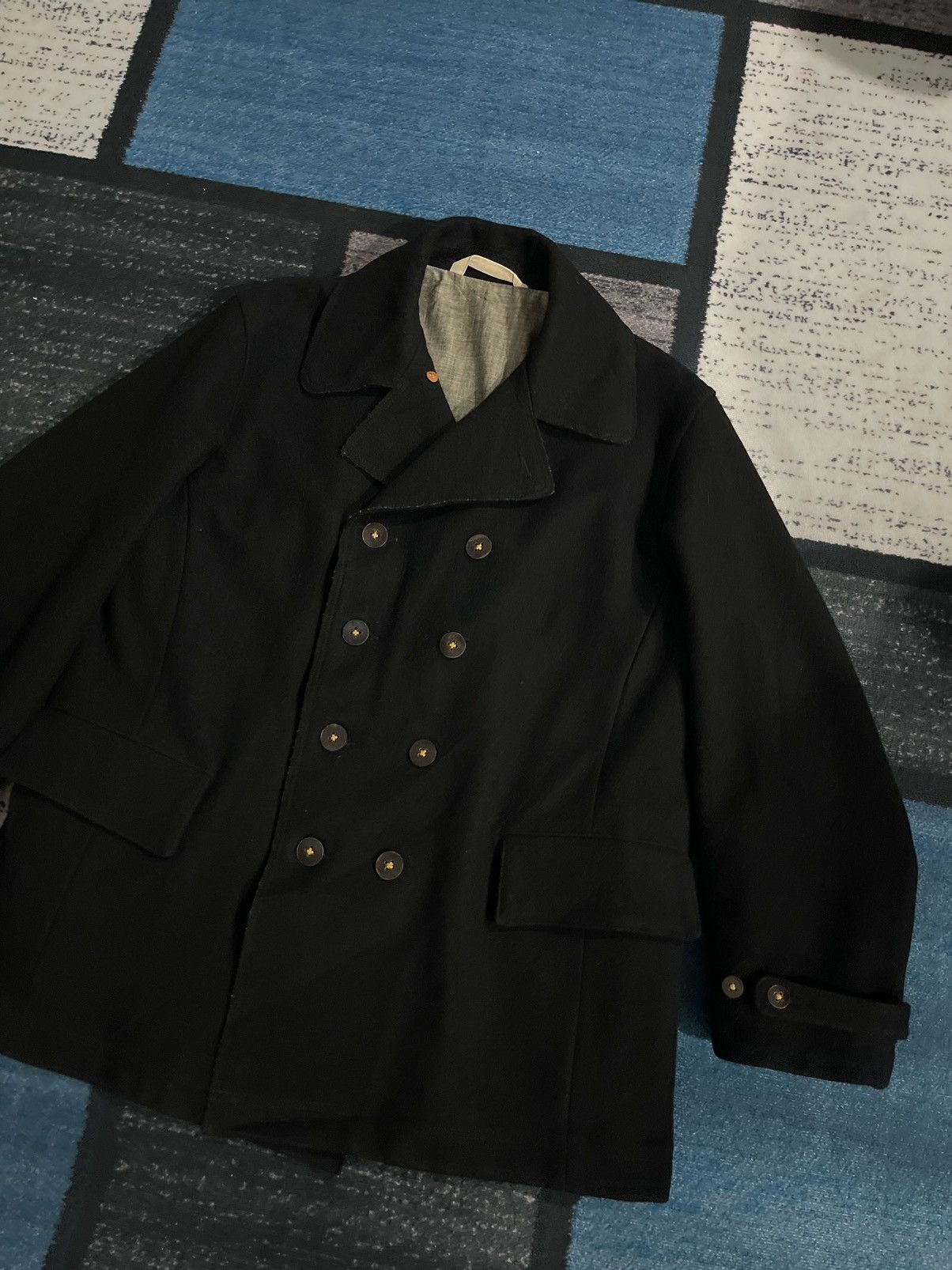 45rpm 45rpm Wool Double Breasted Jacket Size US XL / EU 56 / 4 - 7 Thumbnail