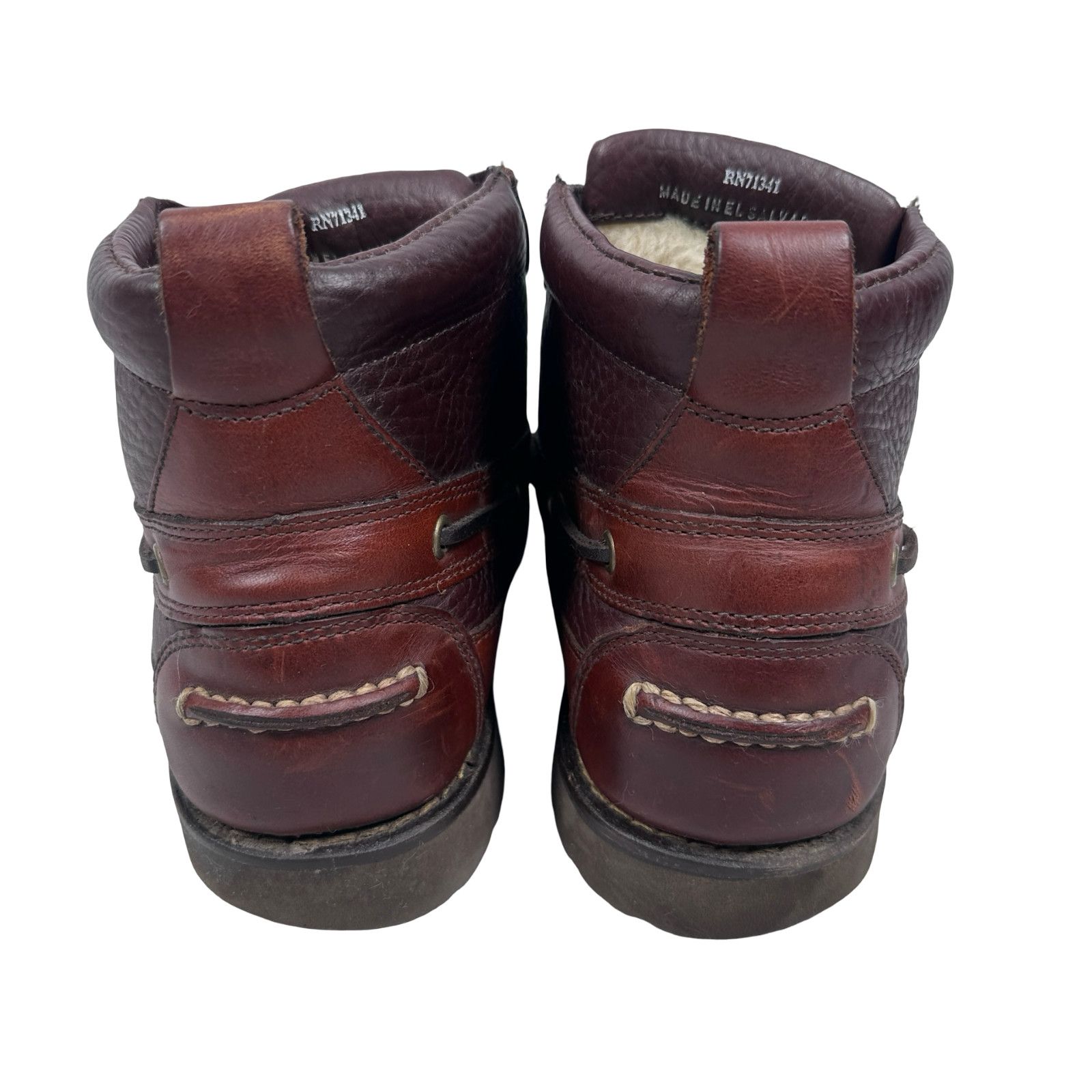 L.L. Bean LL Bean East Point Boots Men 7.5D Brown Leather 273824 Shoes Size US 7.5 / EU 40-41 - 4 Thumbnail