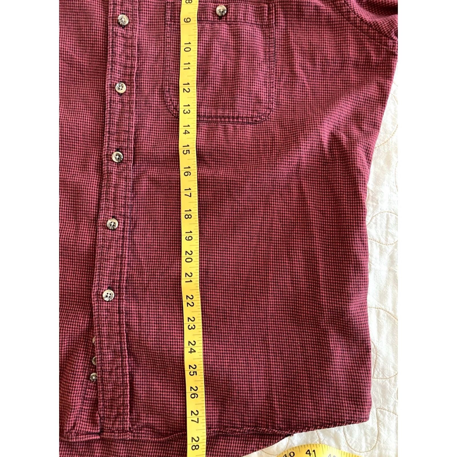 Vintage VINTAGE Oshkosh B Gosh Shirt Mens XL Red Black Check Plaid Flannel Heavy 90s Size US L / EU 52-54 / 3 - 6 Thumbnail