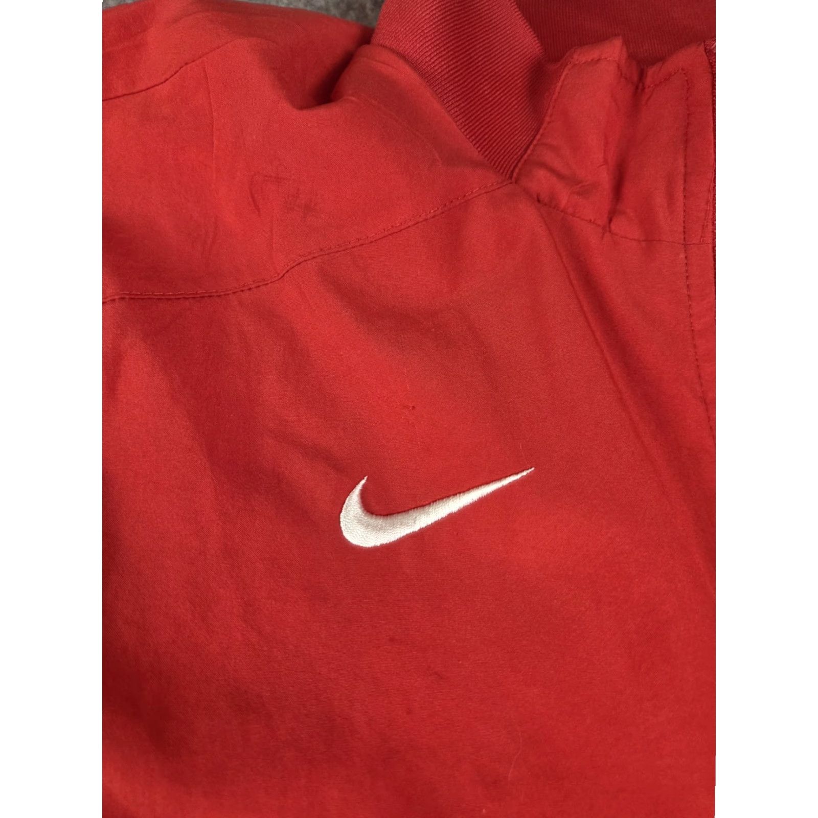 Nike Nike Dri Fit Jacket Vardar Soccer Futbol Red Mens Medium Full Zip Distressed Size US M / EU 48-50 / 2 - 3 Thumbnail
