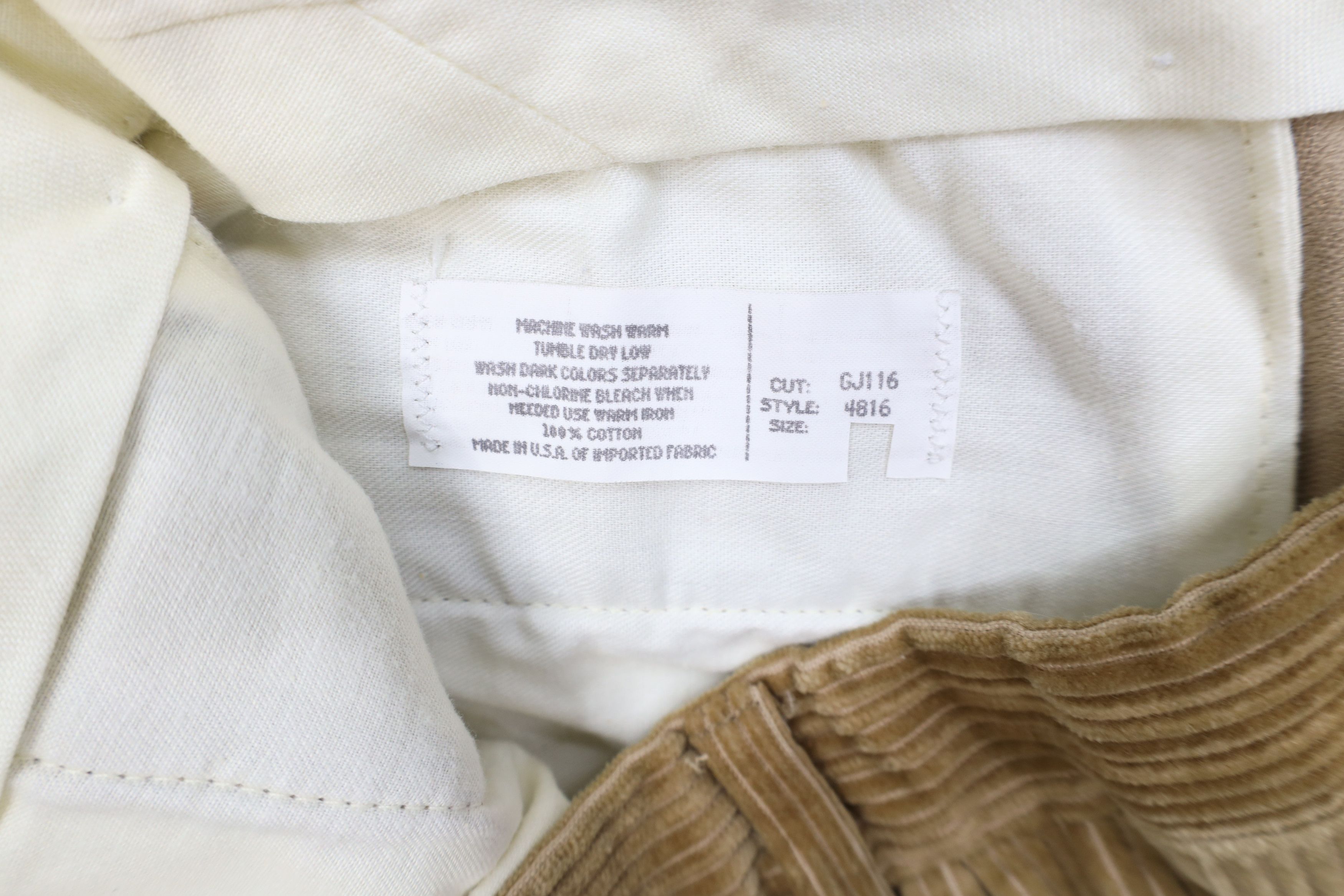 Brooks Brothers Vintage 80s 90s Brooks Brothers Wide Leg Chino Pants Size US 38 / EU 54 - 9 Thumbnail